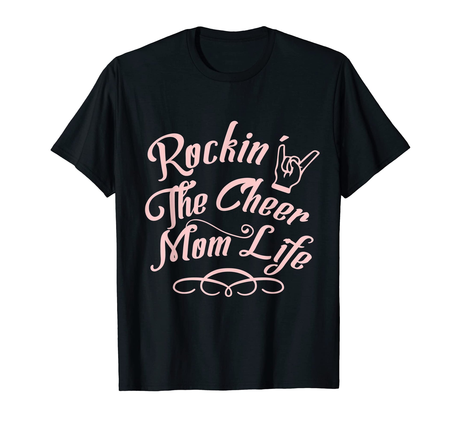 Mom Life Rockin Cheer Mom Life T-Shirt - Aesthetic Graphic Men Women - T-Shirt, Sweatshirt, Hoodie