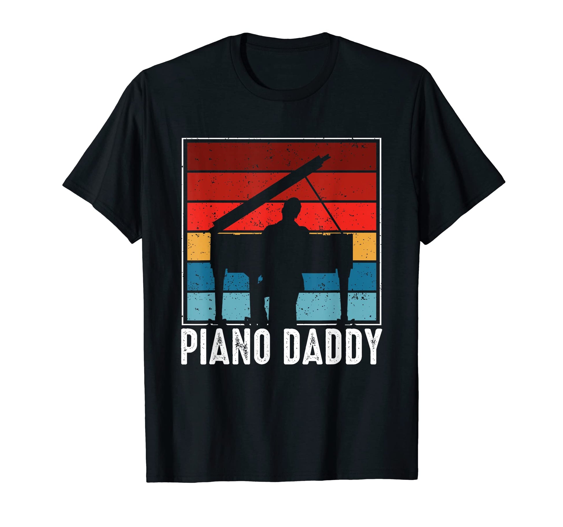 Piano Dad Piano Pianist Keyboard T-Shirt - Graphic Print Men Women - T-Shirt, Sweatshirt, Hoodie
