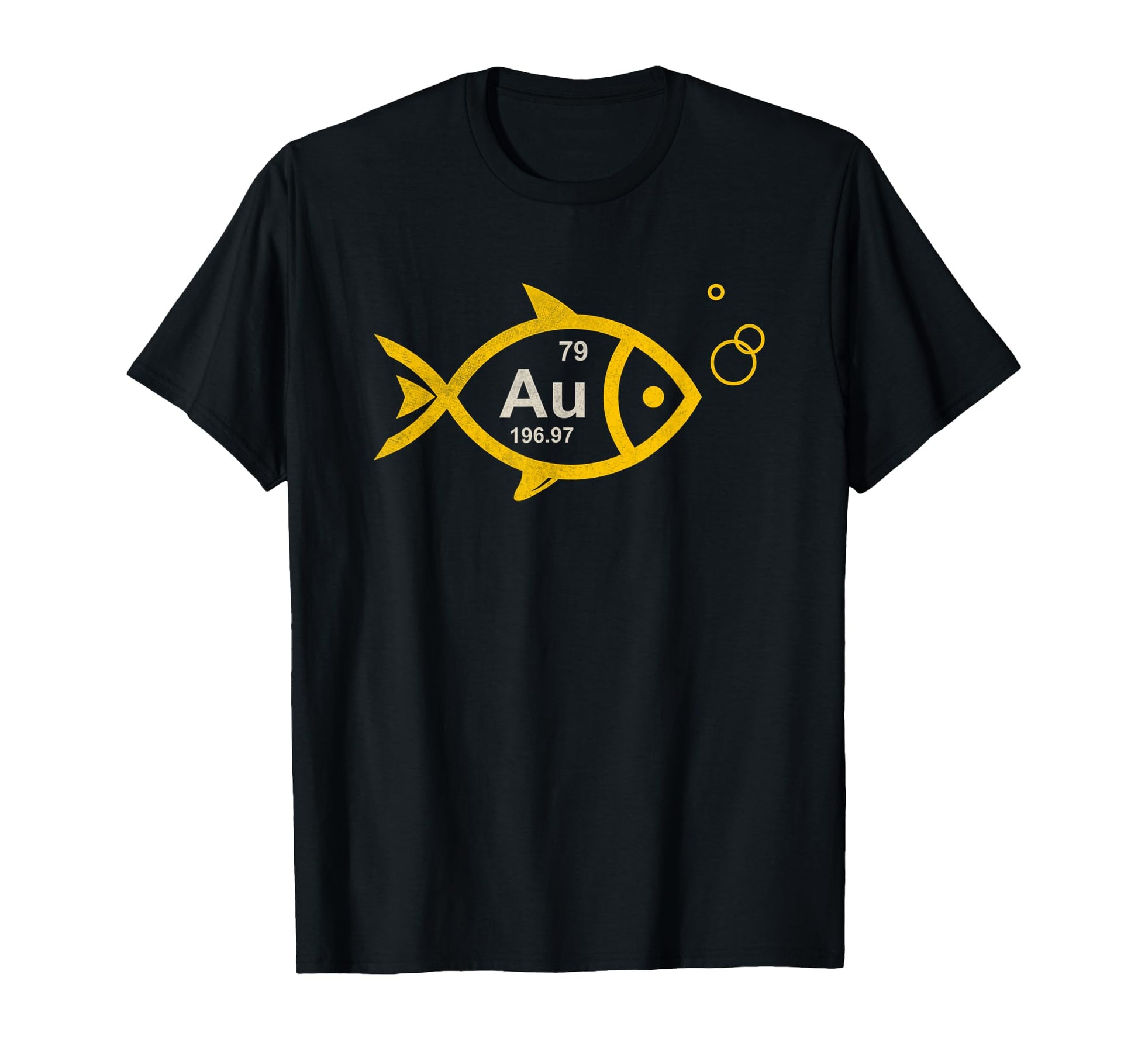 Goldfish Chemical Element Au Fishing T-Shirt - Trendy Graphic for Adults - T-Shirt, Sweatshirt, Hoodie