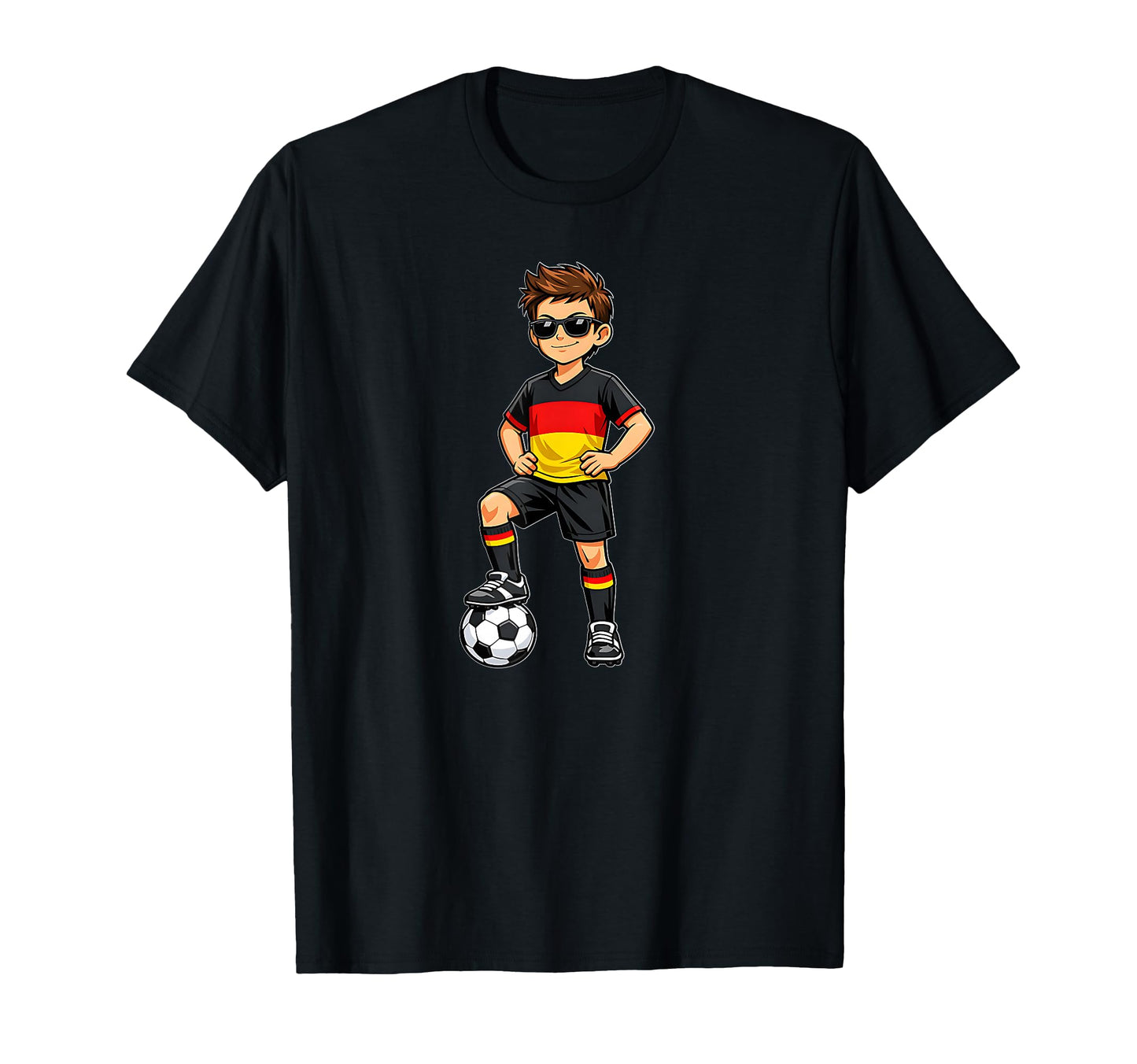 Soccer Player Germany Lover Fan German T-Shirt - Graphic Print for Adults - T-Shirt, Sweatshirt, Hoodie