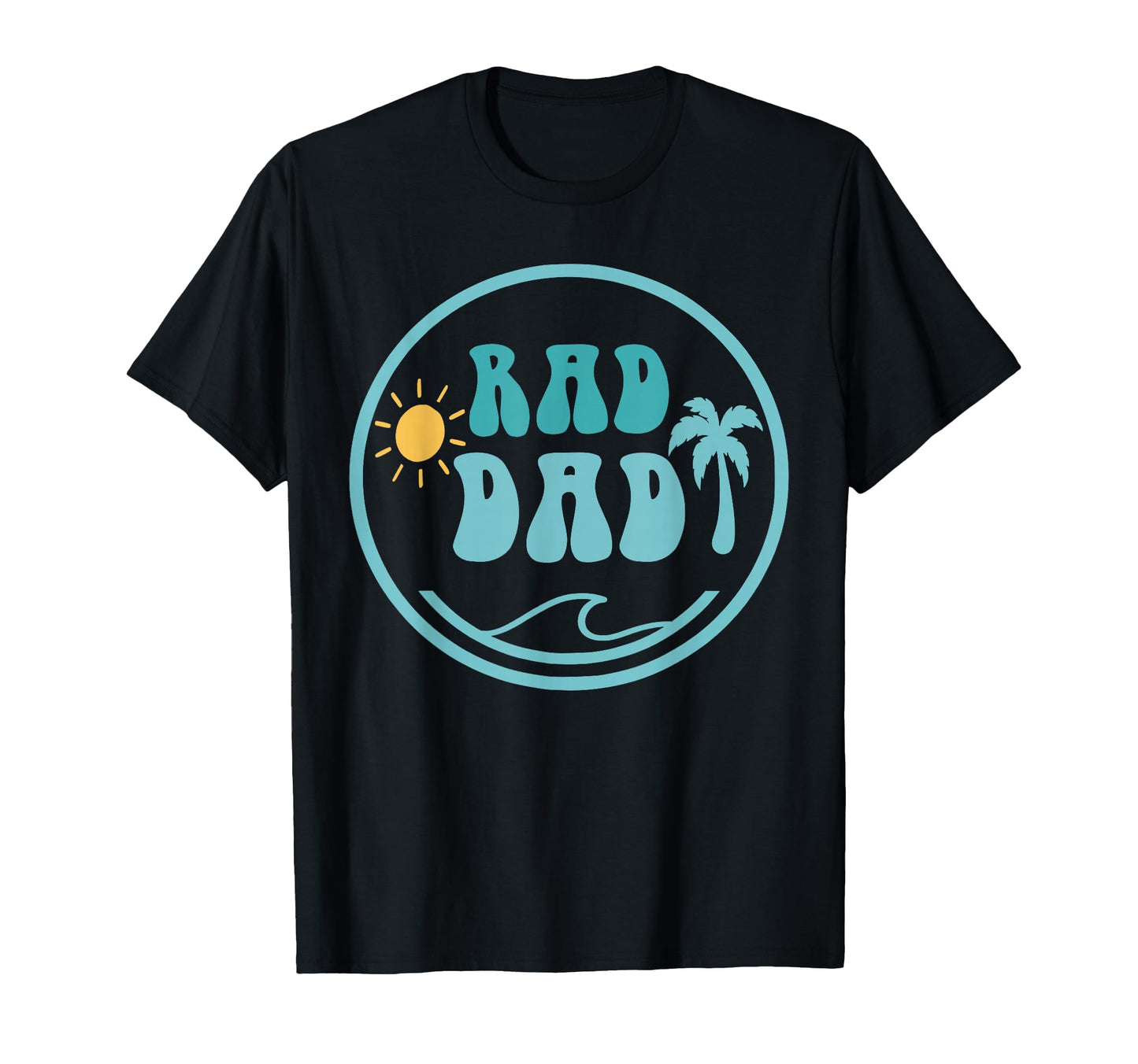 Rad Dad Big One 1St Birthday Surf T-Shirt - Aesthetic Graphic Unisex - T-Shirt, Sweatshirt, Hoodie