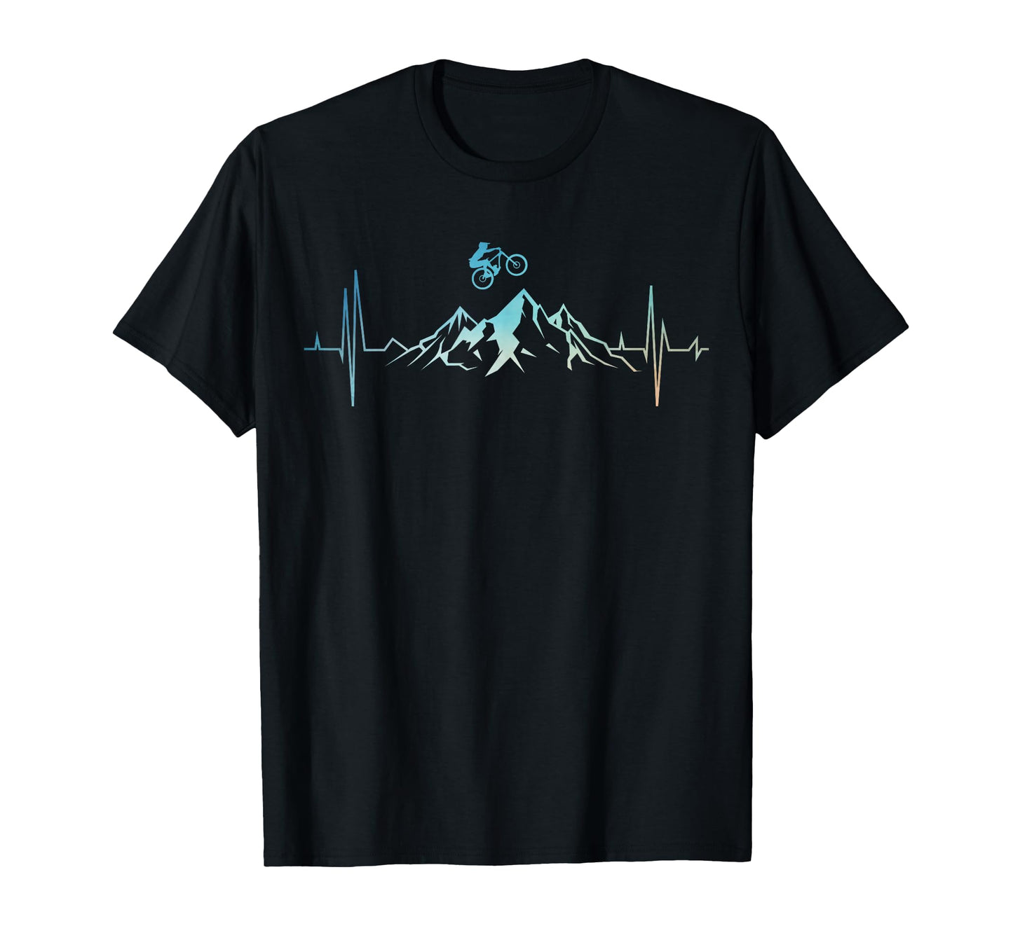 Funny Mountain Bike Art Mtb Mountain T-Shirt - Minimalist Print Men Women - T-Shirt, Sweatshirt, Hoodie