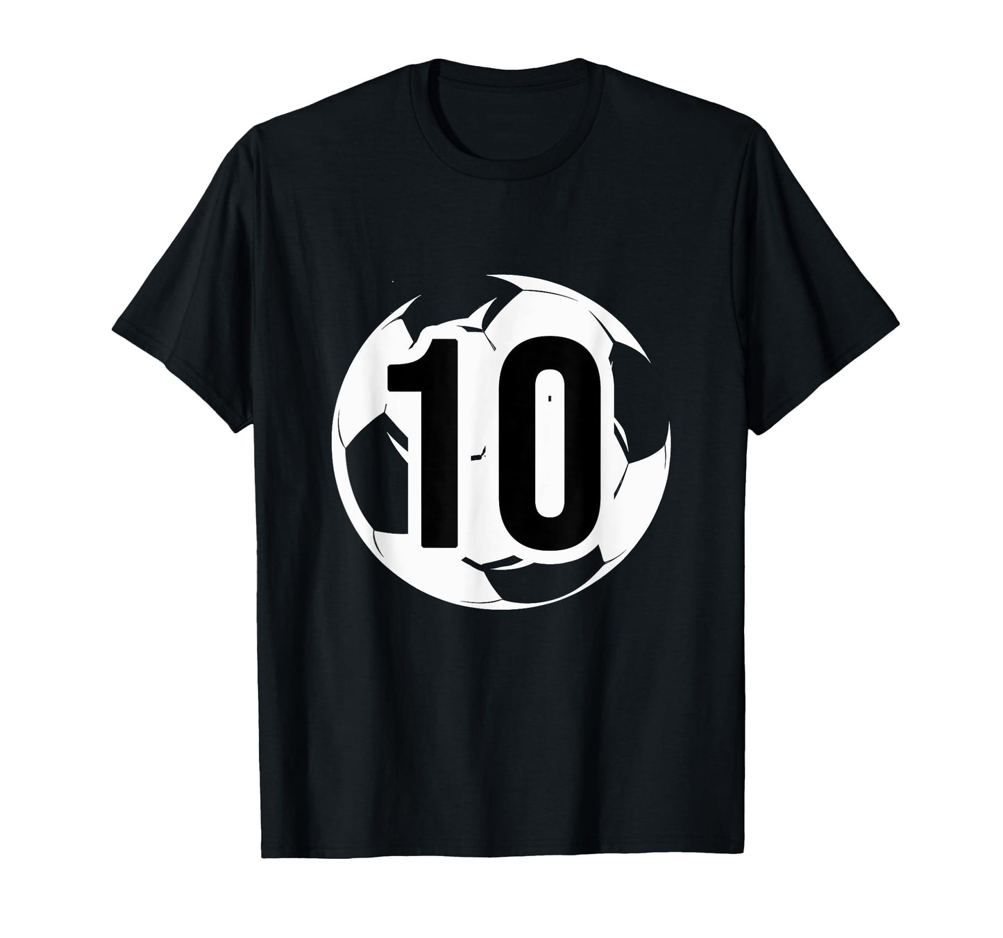 10 Soccer Birthday Gift Soccer Fan Sports T-Shirt - Unique Graphic Unisex - T-Shirt, Sweatshirt, Hoodie