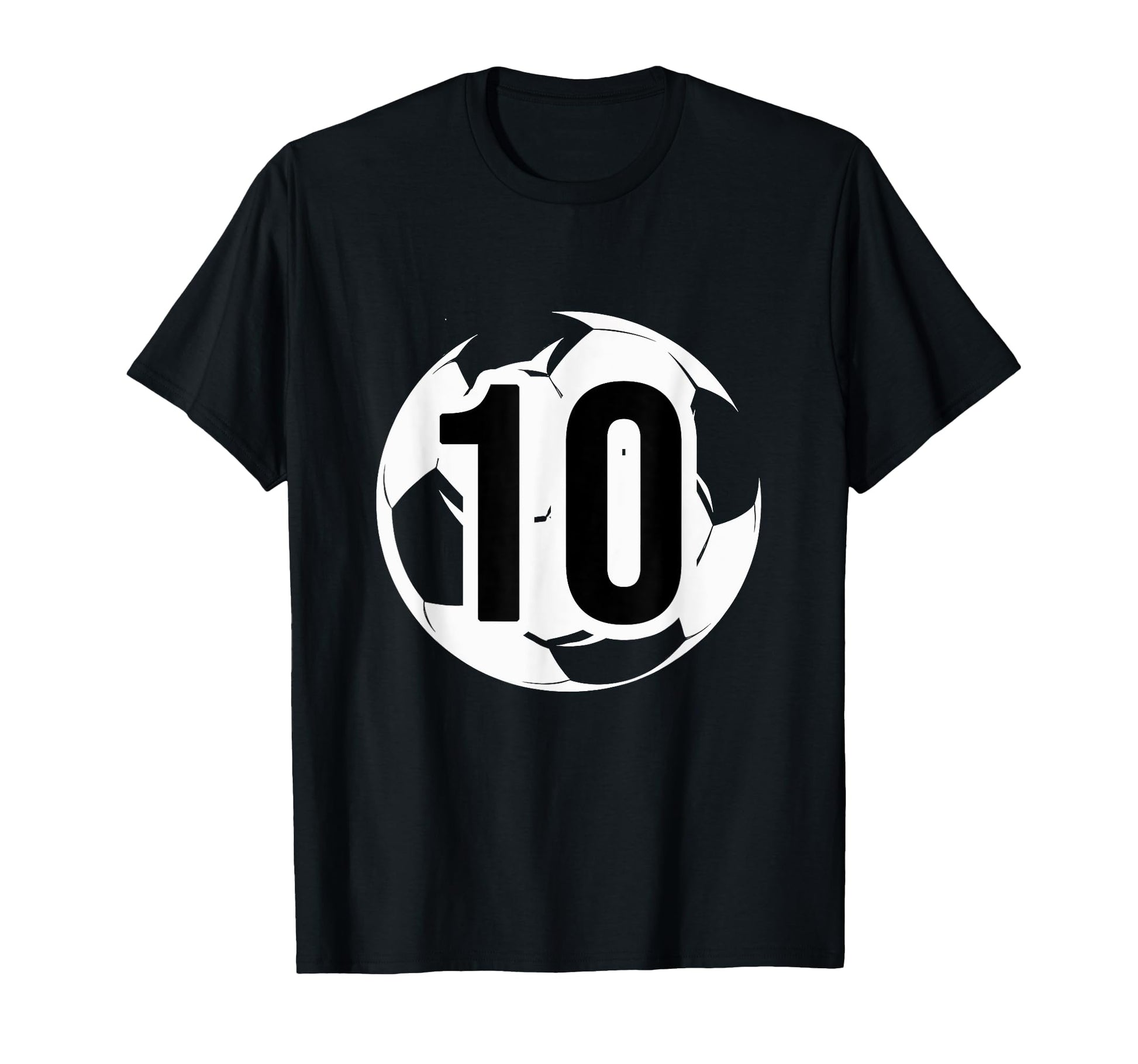10 Soccer Birthday Gift Soccer Fan Sports T-Shirt - Unique Graphic Unisex - T-Shirt, Sweatshirt, Hoodie