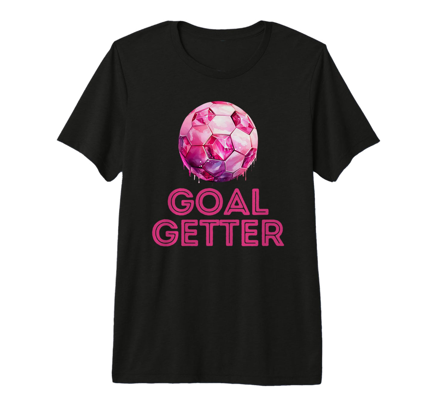 Goal Getter Soccer Player Striker T-Shirt - Custom Art Print for Adults - T-Shirt, Sweatshirt, Hoodie
