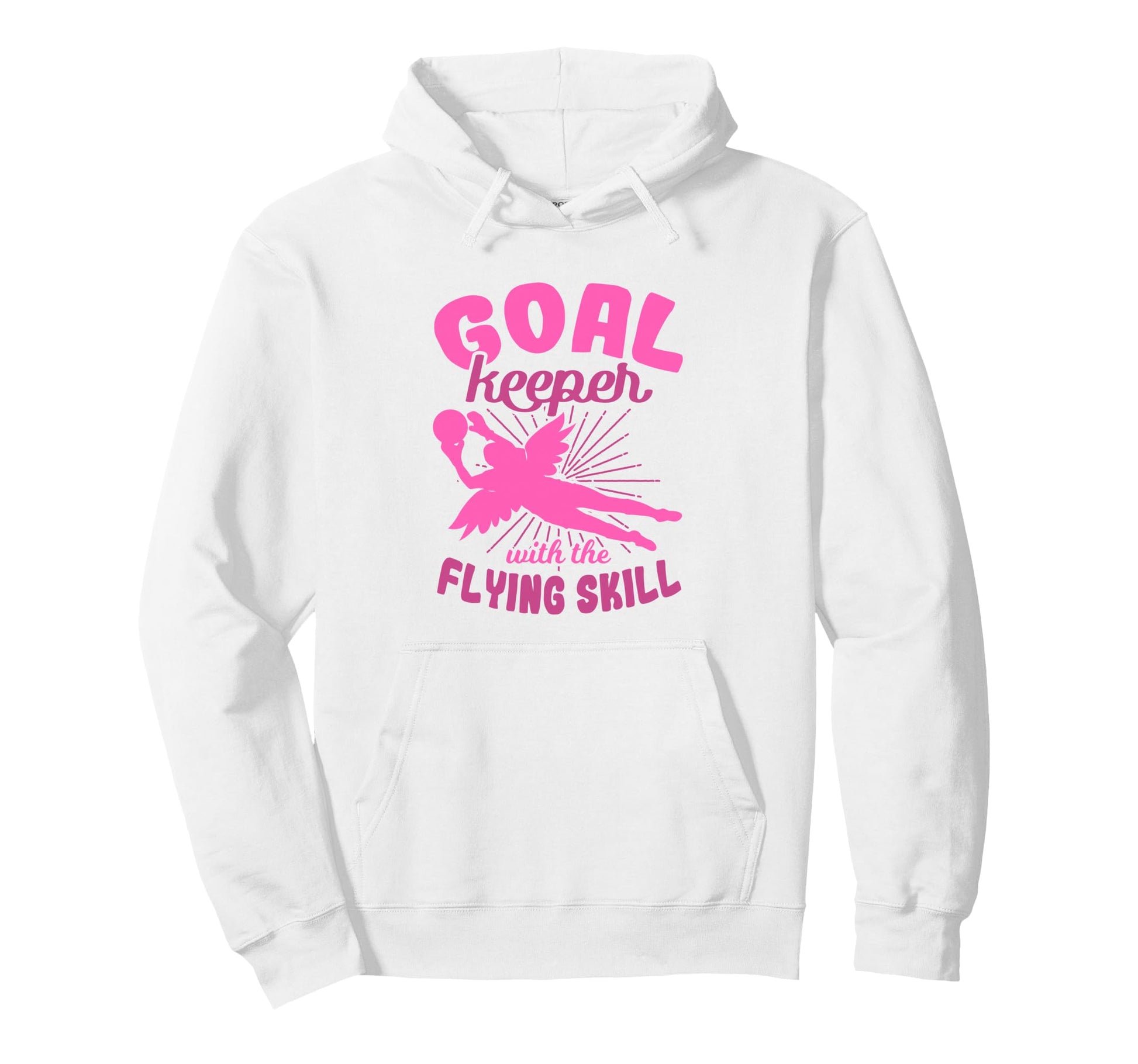 Female Goalkeeper Soccer Fan Football Hoodie - Minimalist Print for Adults - T-Shirt, Sweatshirt, Hoodie