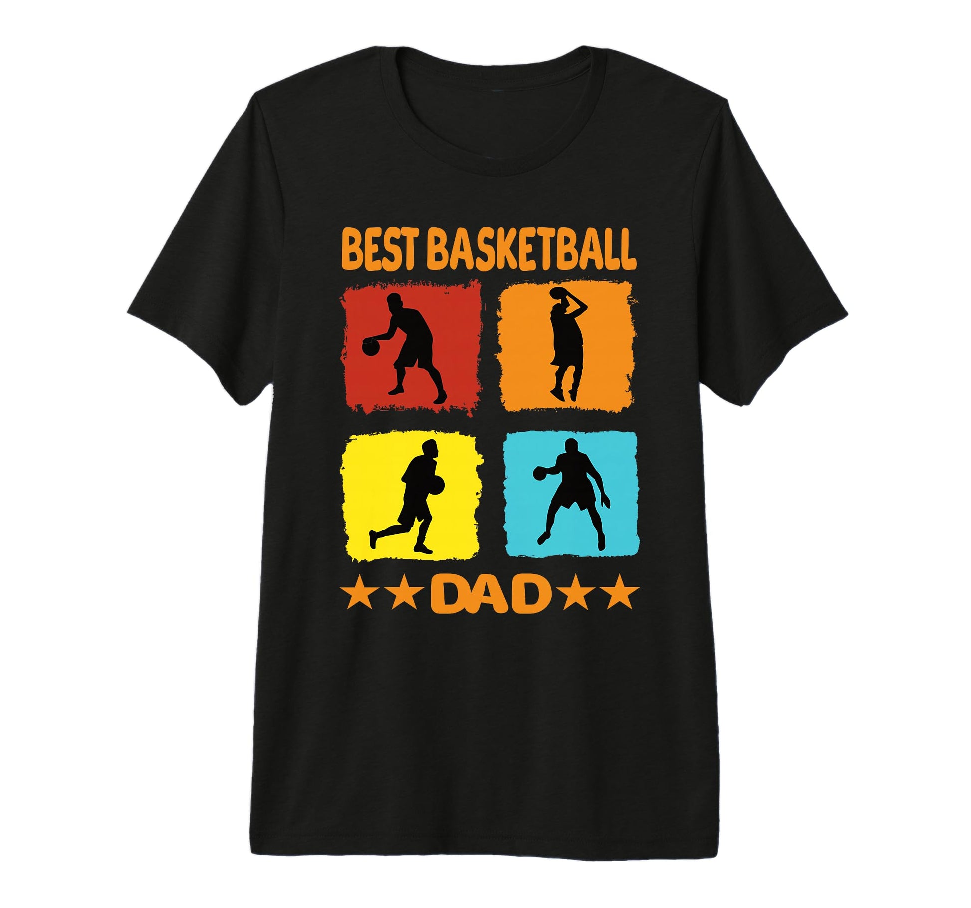 Best Basketball Dad Basketball T-Shirt - Custom Art Print Unisex - T-Shirt, Sweatshirt, Hoodie