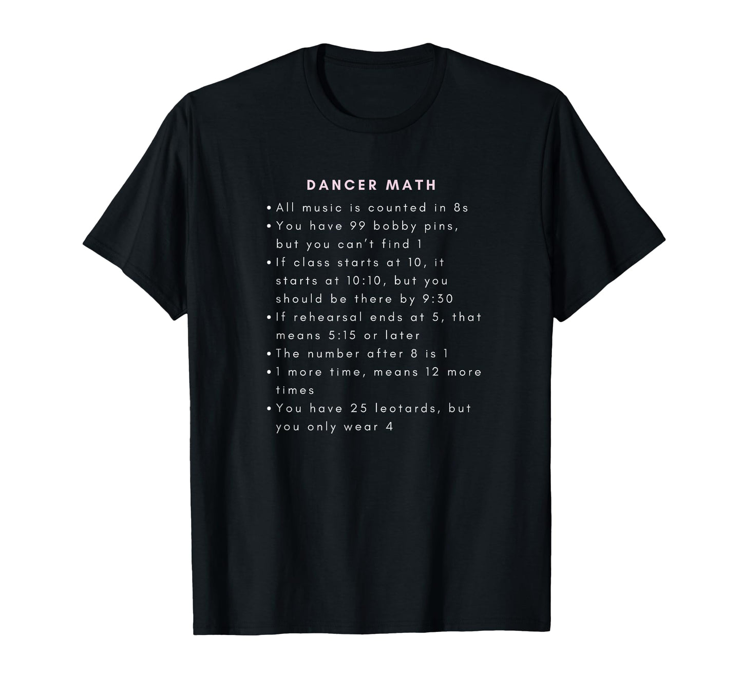 Funny Dancer Math Ballet Ballerina Dance T-Shirt - Graphic Print Unisex - T-Shirt, Sweatshirt, Hoodie