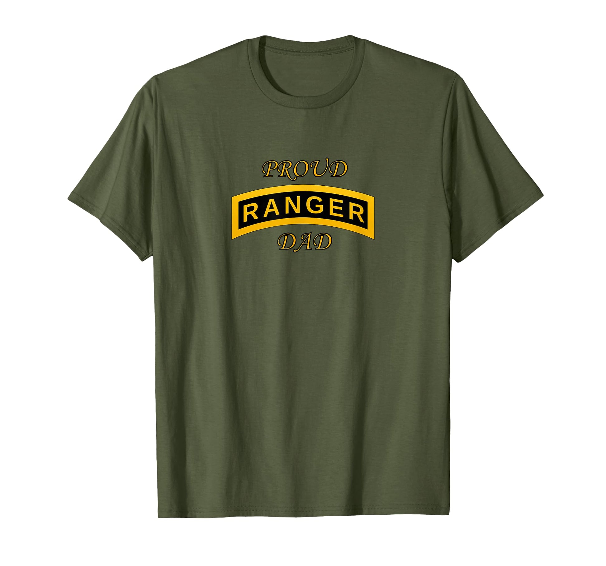 Army Ranger School Tab Proud Dad T-Shirt - Casual Everyday Wear Men Women - T-Shirt, Sweatshirt, Hoodie