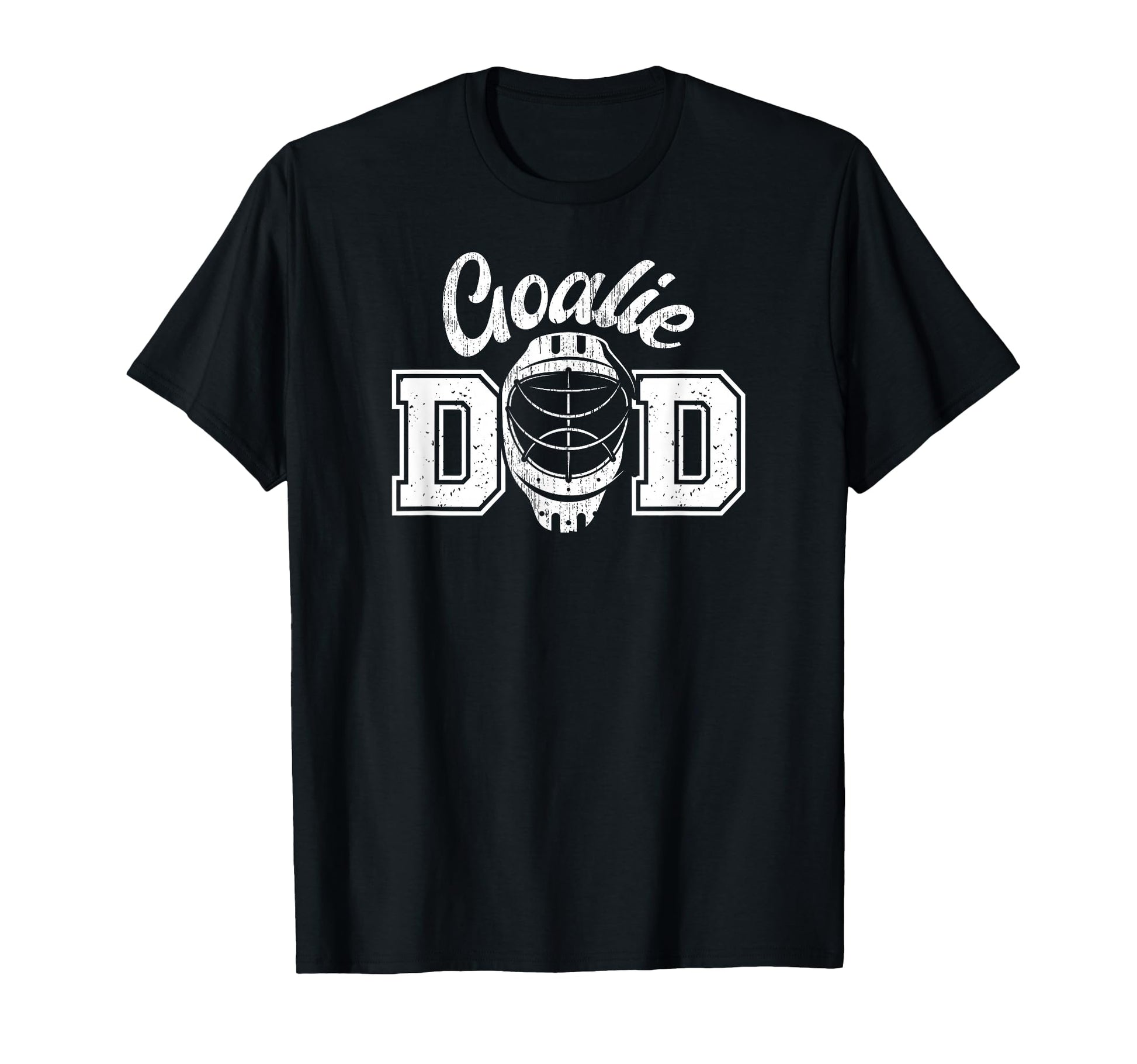 Ice Hockey Goalie Dad Proud Ice Hockey T-Shirt - Graphic Print Unisex - T-Shirt, Sweatshirt, Hoodie
