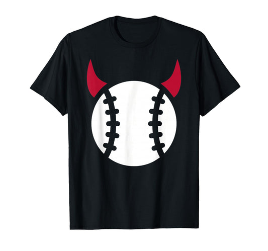Baseball Devil T-Shirt - Novelty Apparel for Adults - T-Shirt, Sweatshirt, Hoodie