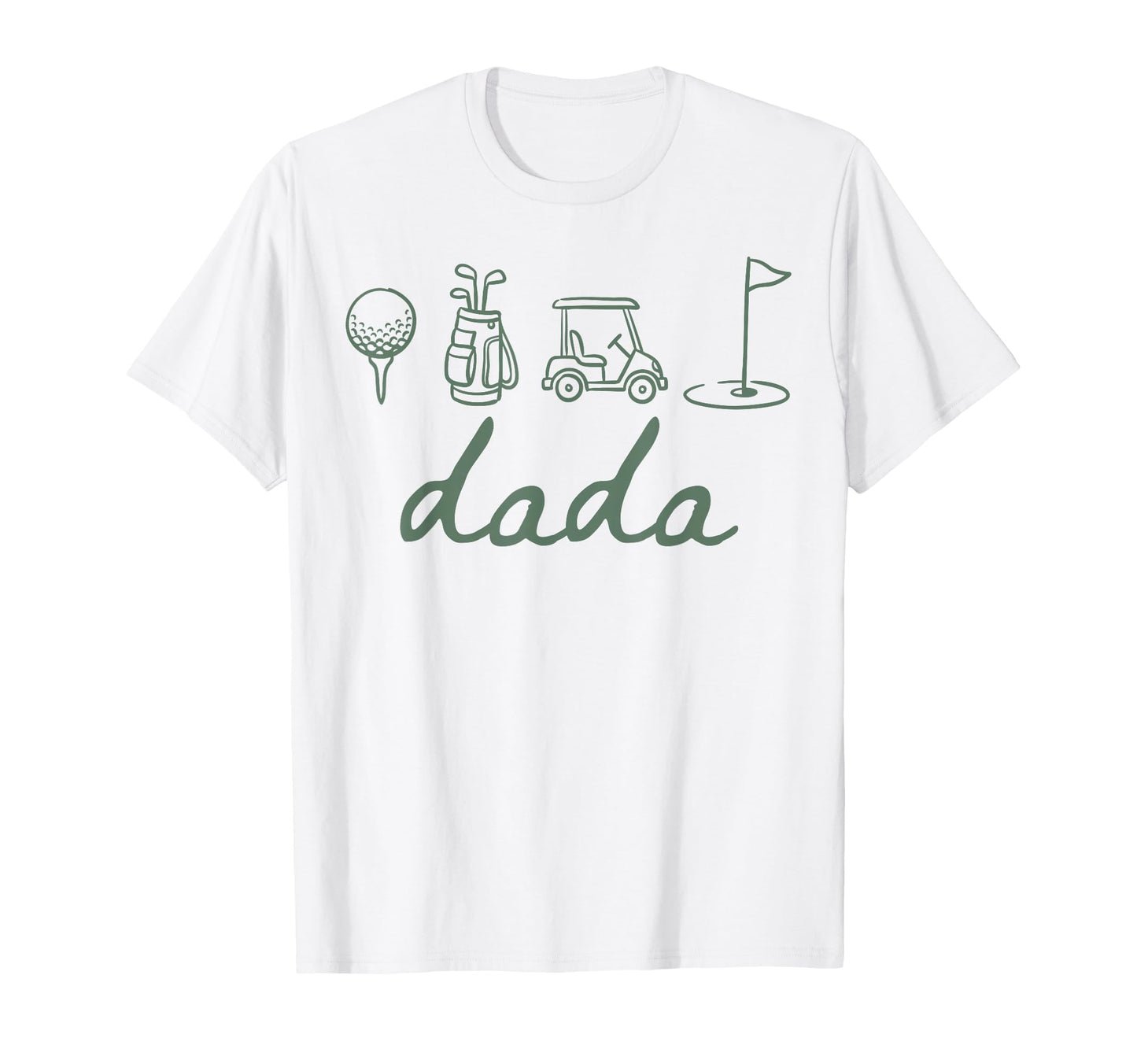 Par Dada Funny Golf Dad Golf T-Shirt - Casual Everyday Wear for Adults - T-Shirt, Sweatshirt, Hoodie