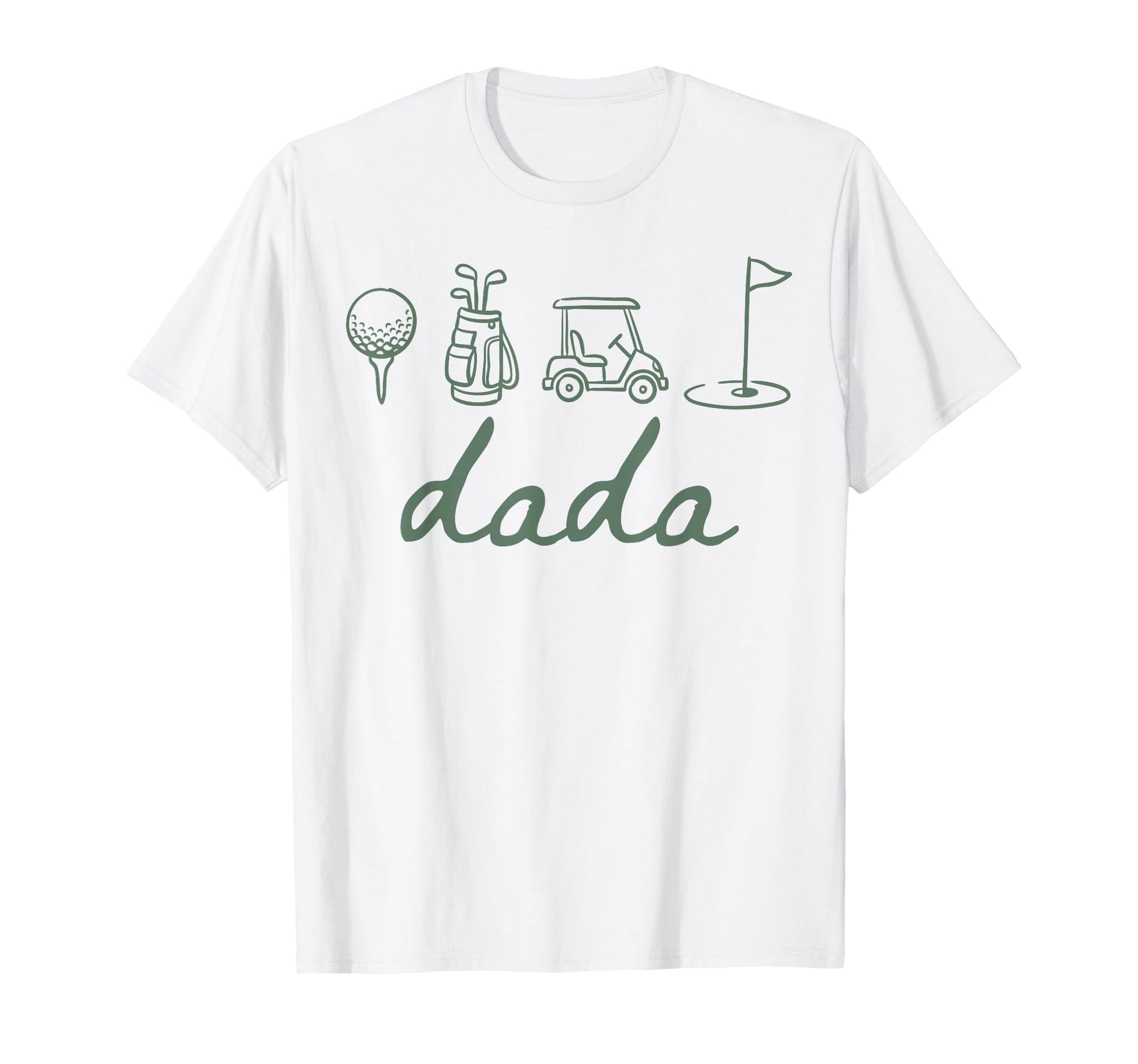 Par Dada Funny Golf Dad Golf T-Shirt - Casual Everyday Wear for Adults - T-Shirt, Sweatshirt, Hoodie