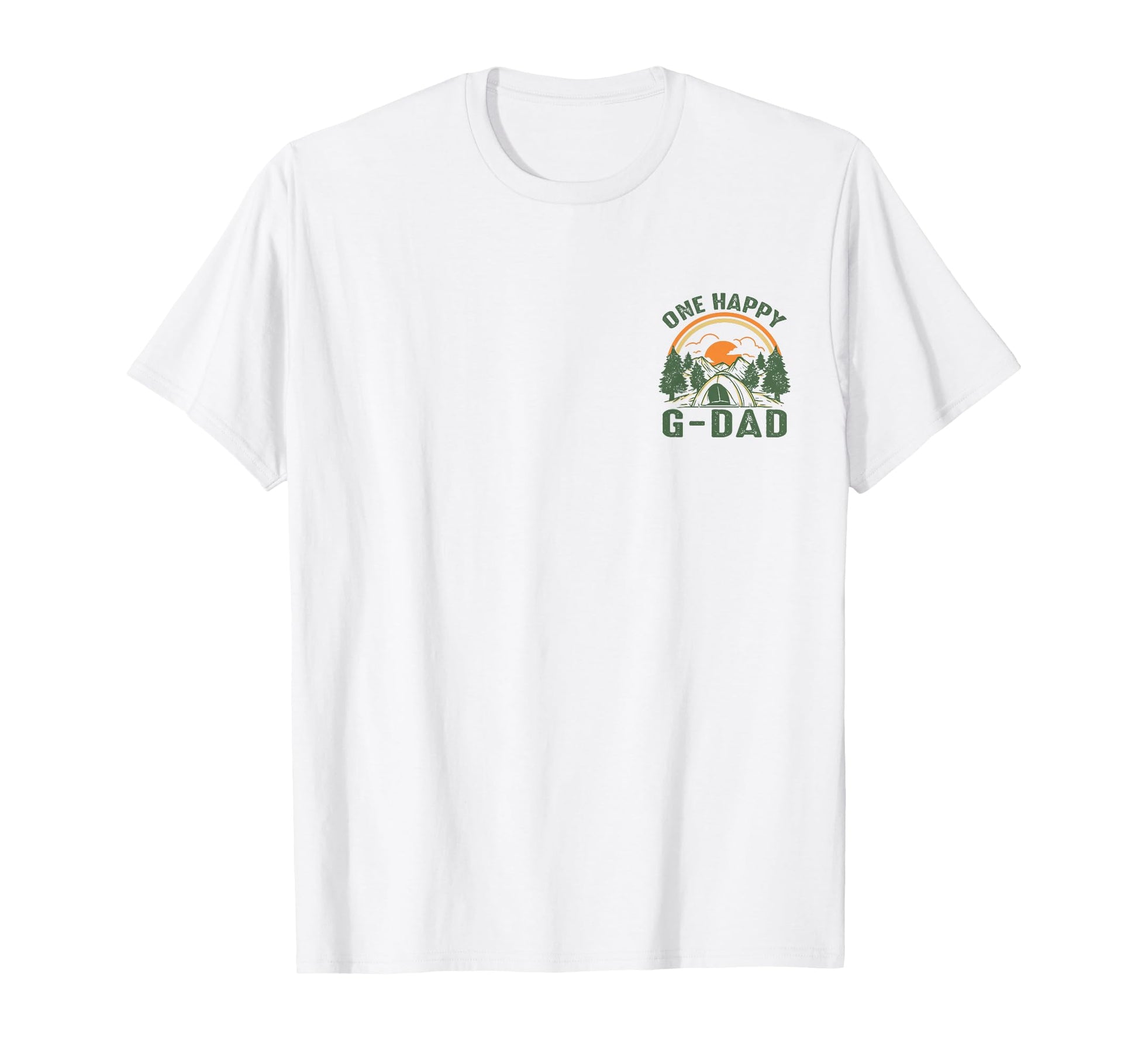 One Happy G Dad 1St Bday Camping T-Shirt - Custom Art Print Unisex - T-Shirt, Sweatshirt, Hoodie