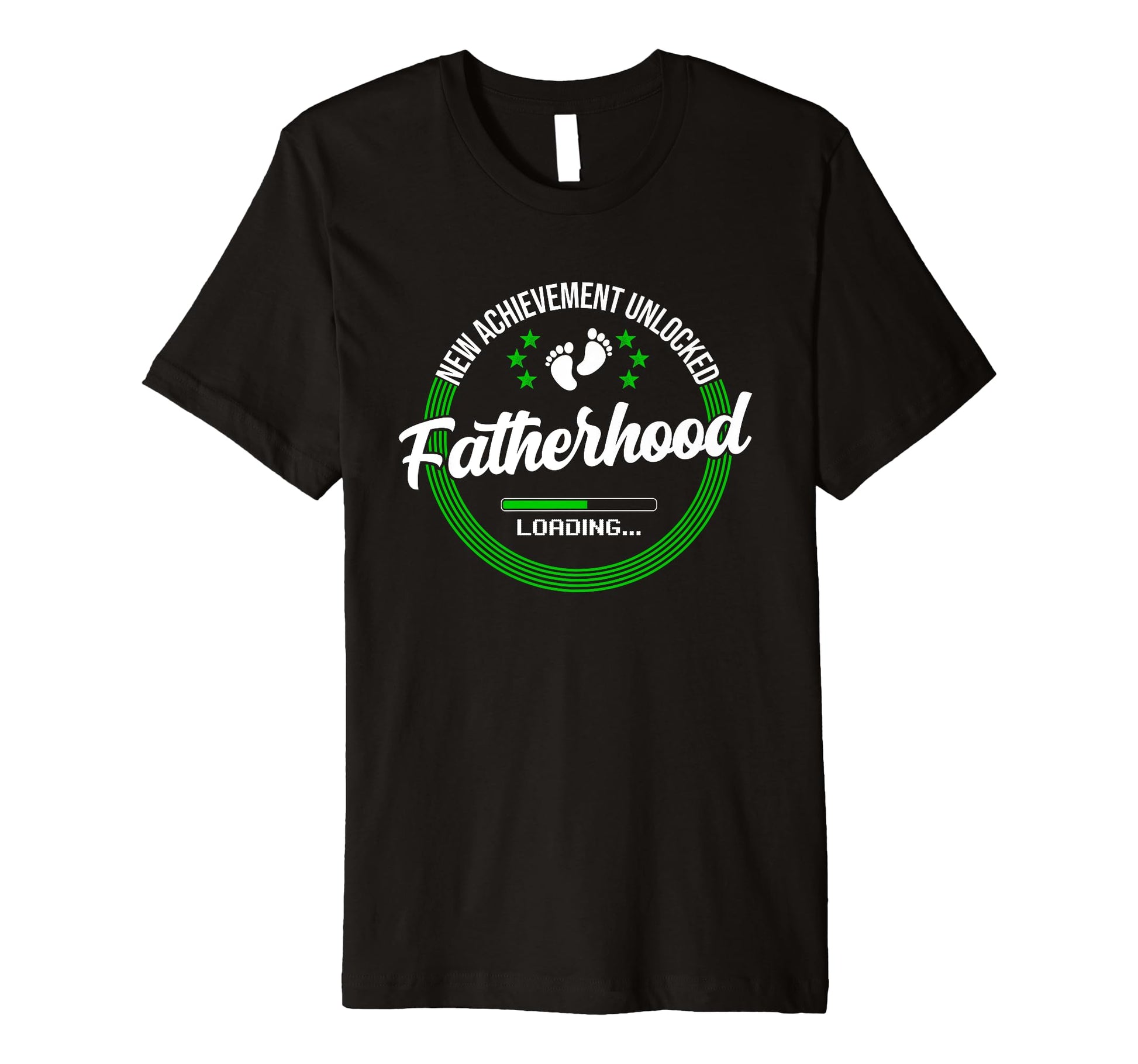 Mens Achievement Unlocked Fatherhood T-Shirt - Aesthetic Graphic Men Women - T-Shirt, Sweatshirt, Hoodie