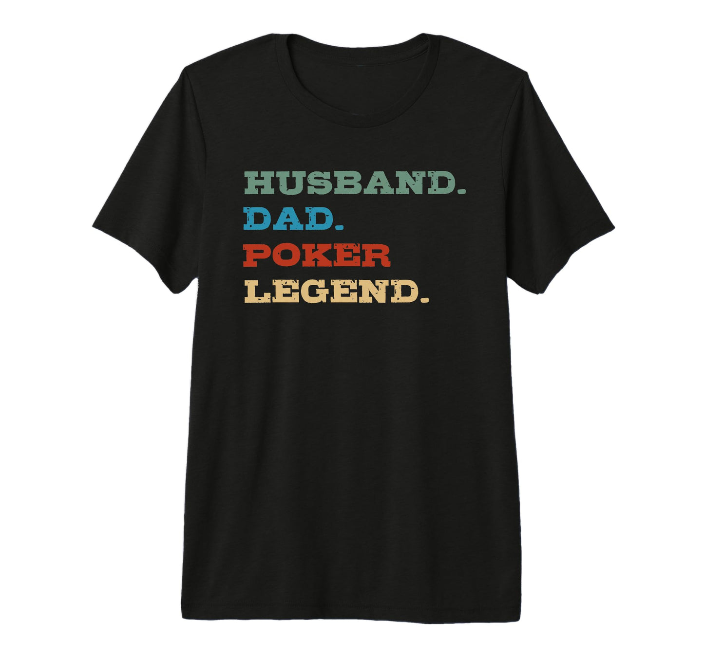 Mens Dad Poker Funny Dad Husband Poker T-Shirt - Aesthetic Graphic Unisex - T-Shirt, Sweatshirt, Hoodie