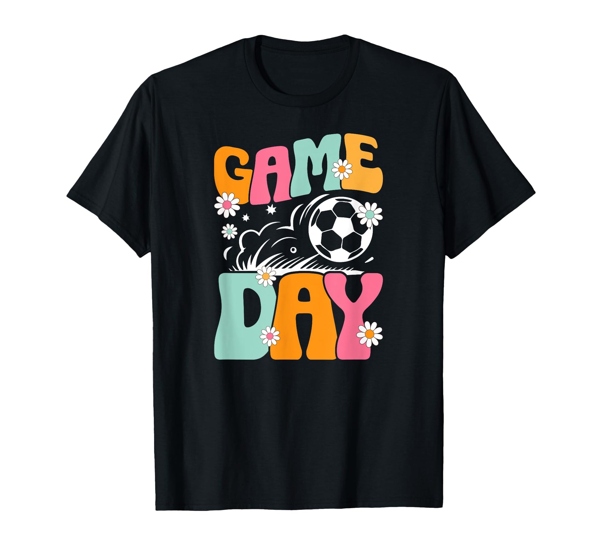 Soccer Game Day Groovy Game Day T-Shirt - Fun Novelty Design for Adults - T-Shirt, Sweatshirt, Hoodie