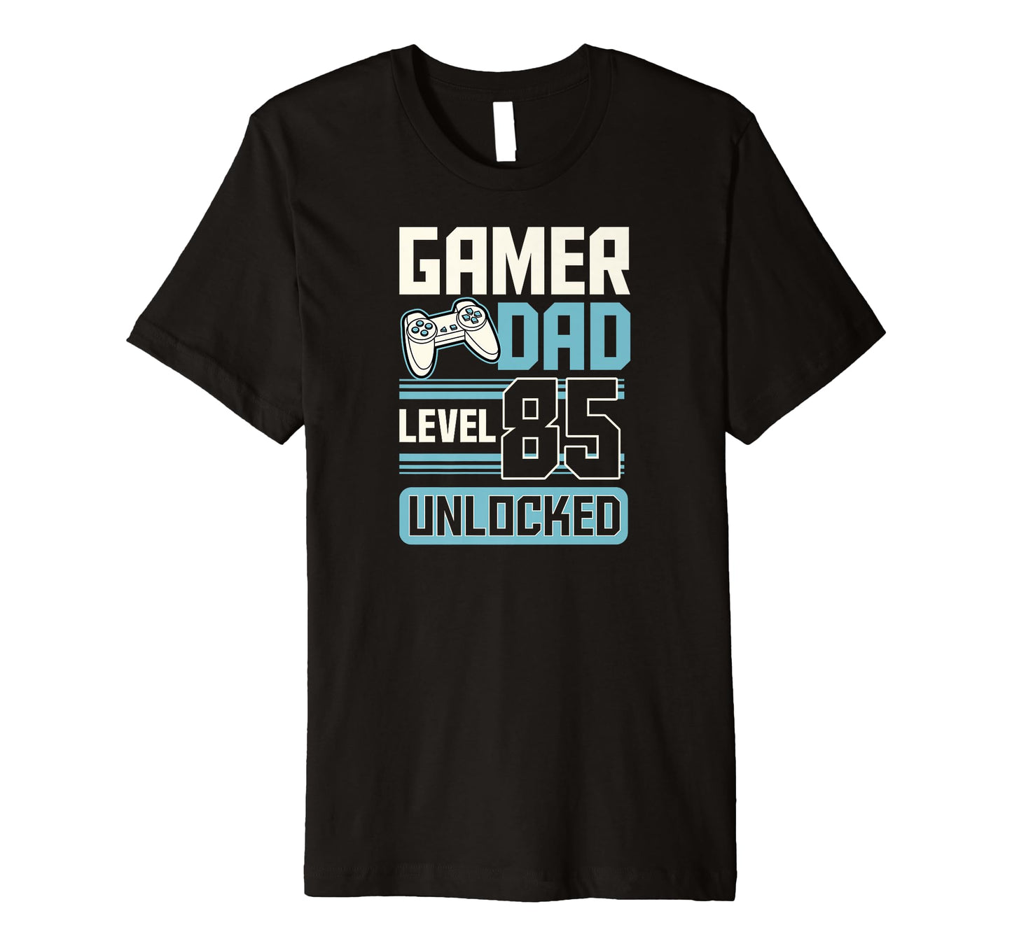 Mens Gamer Dad Level 85 Unlocked T-Shirt - Streetwear Style for Adults - T-Shirt, Sweatshirt, Hoodie
