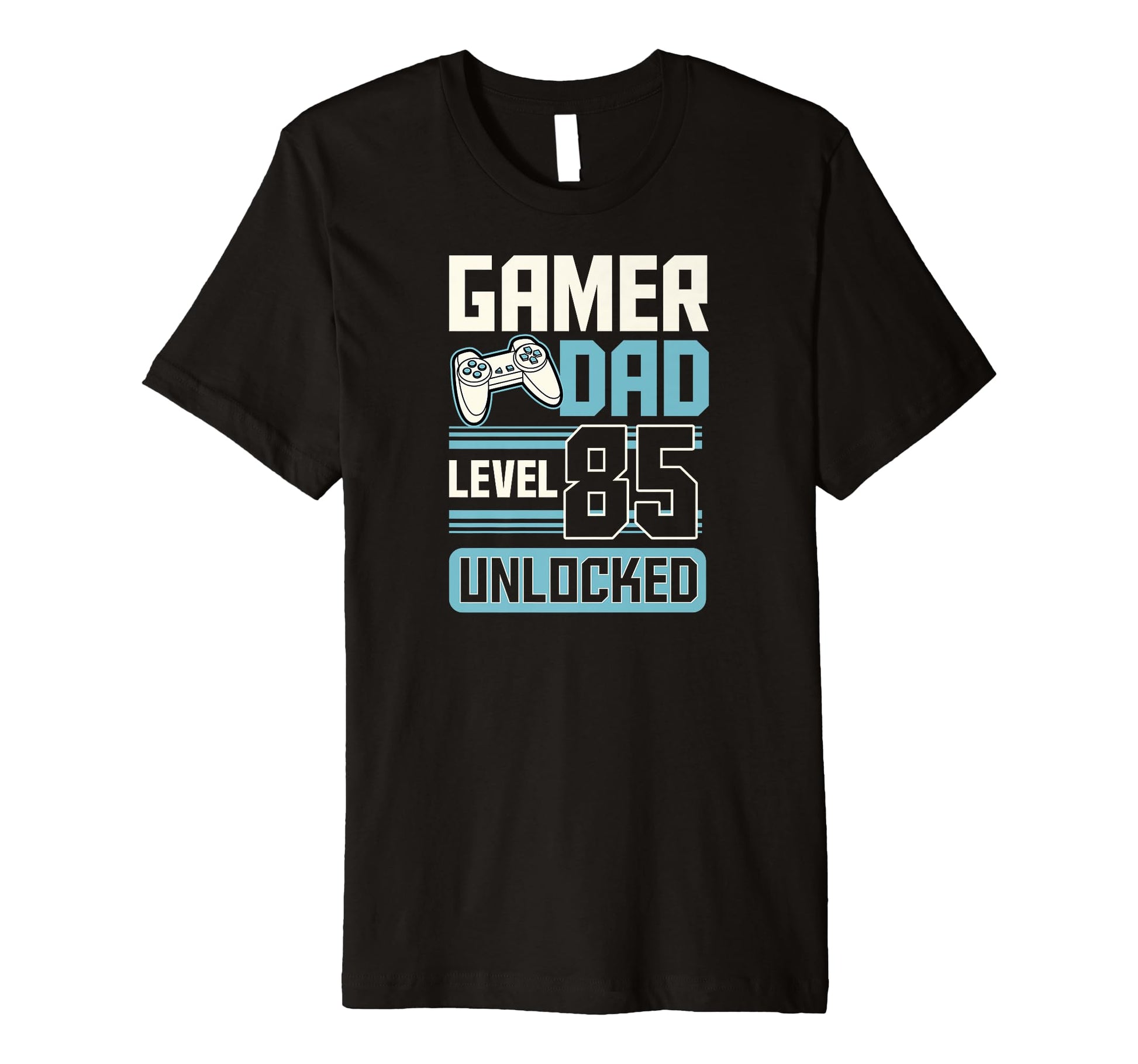 Mens Gamer Dad Level 85 Unlocked T-Shirt - Streetwear Style for Adults - T-Shirt, Sweatshirt, Hoodie