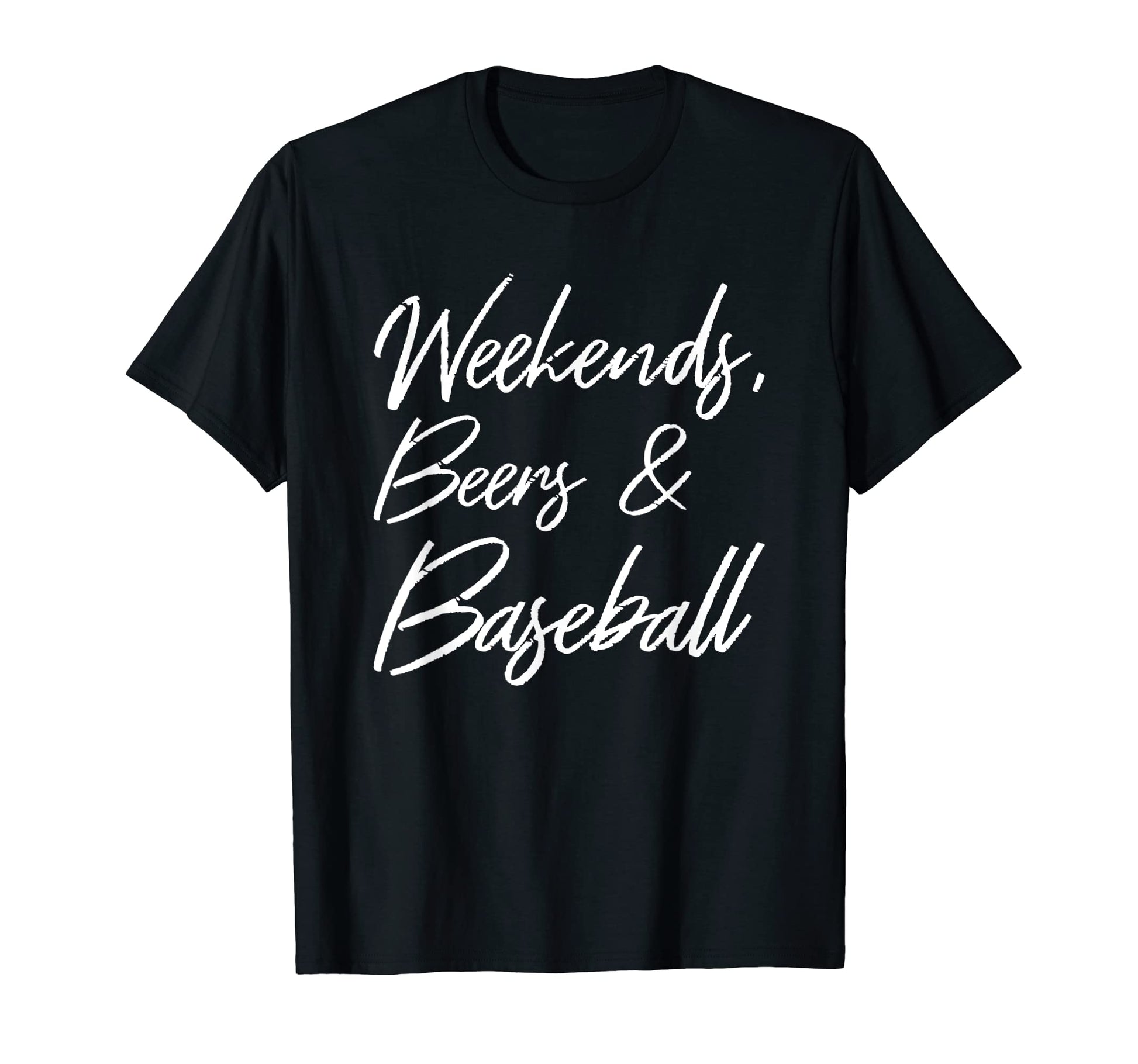 Weekends Beers And Baseball Sports T-Shirt - Custom Art Print Men Women - T-Shirt, Sweatshirt, Hoodie