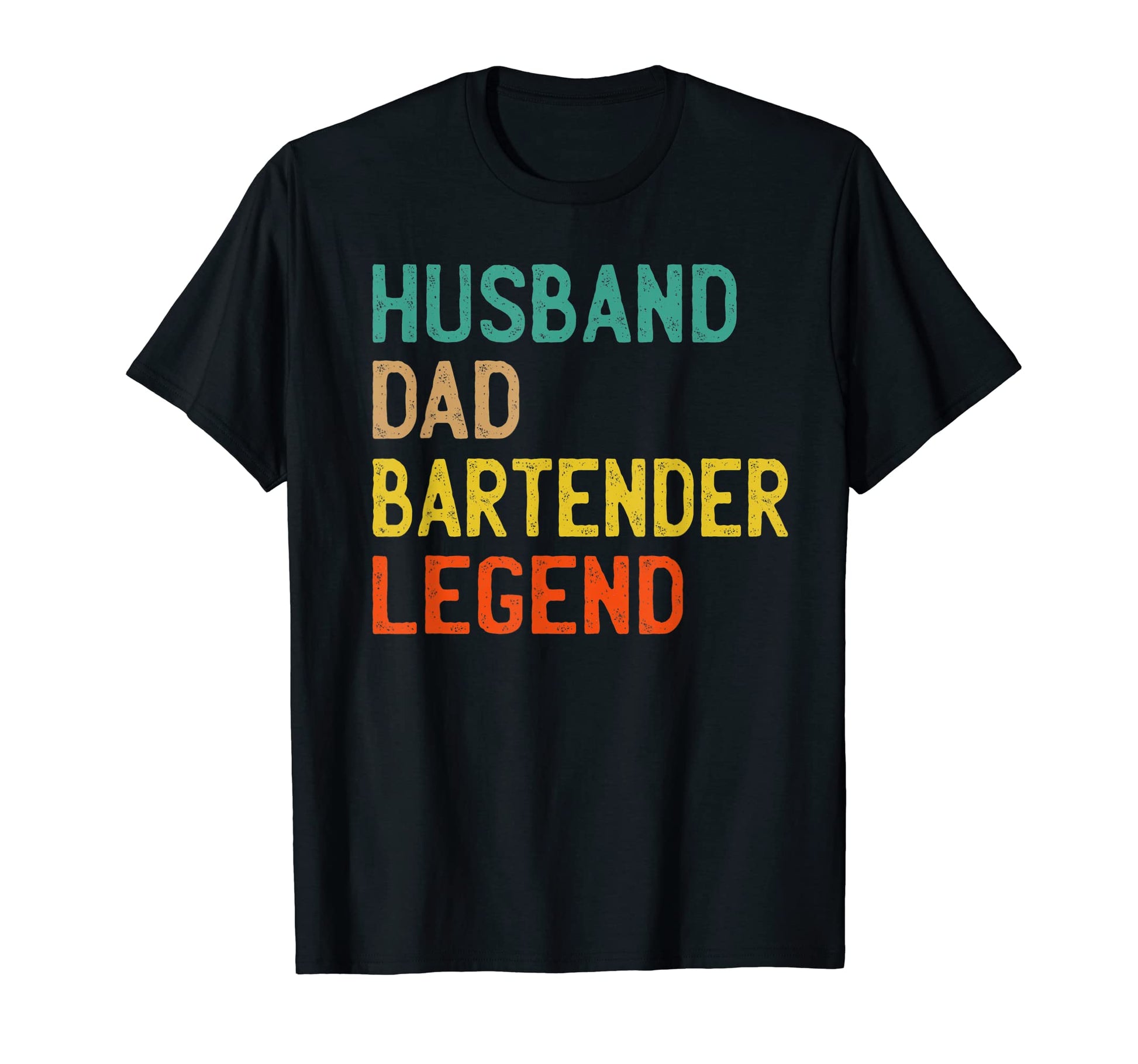 Mens Husband Dad Bartender Legend T-Shirt - Trendy Graphic Men Women - T-Shirt, Sweatshirt, Hoodie