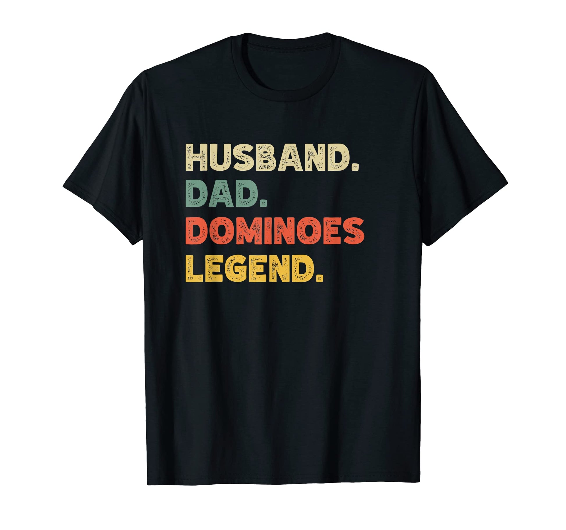 Mens Mens Funny Husband Dad Dominoes Legend T-Shirt - Trendy Graphic Unisex - T-Shirt, Sweatshirt, Hoodie