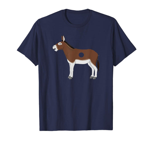 Asshole Jackass Donkey Hole Funny Pun T-Shirt - Minimalist Print Men Women - T-Shirt, Sweatshirt, Hoodie