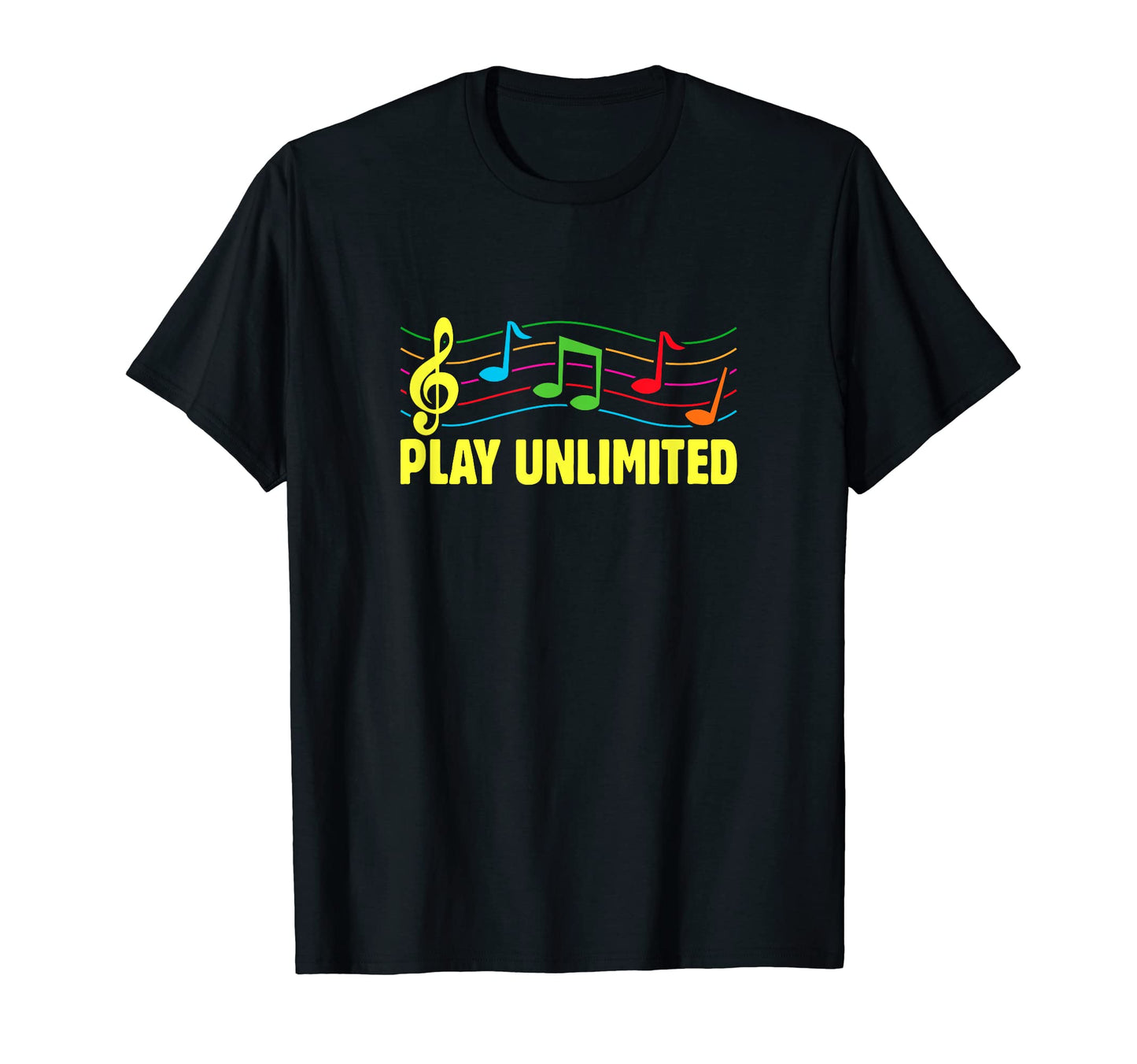 Play Unlimited Music Lover Musician T-Shirt - Unique Graphic Men Women - T-Shirt, Sweatshirt, Hoodie