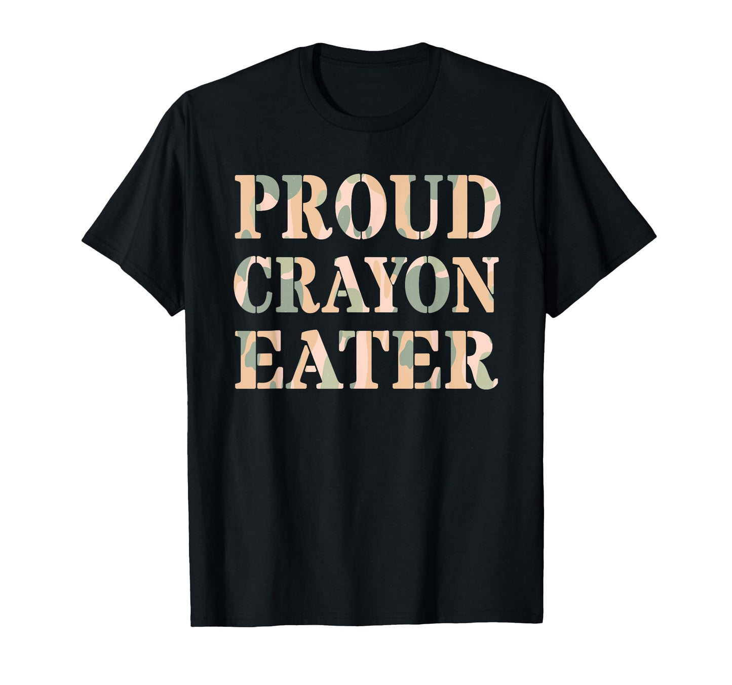 Funny Proud Crayon Eater Corps T-Shirt - Minimalist Print for Adults - T-Shirt, Sweatshirt, Hoodie