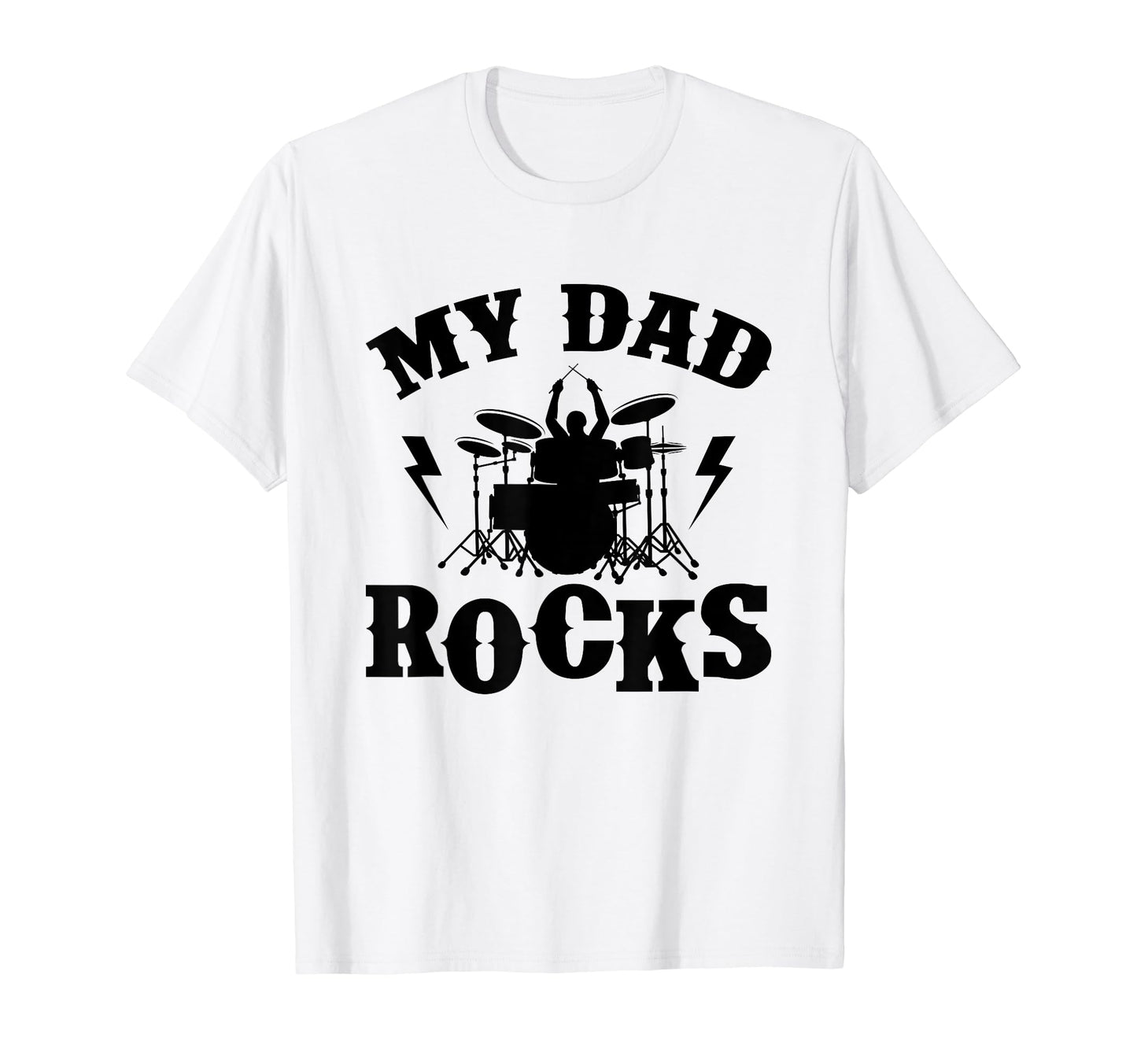 My Dad Rocks Percussionist Drummer T-Shirt - Aesthetic Graphic Unisex - T-Shirt, Sweatshirt, Hoodie