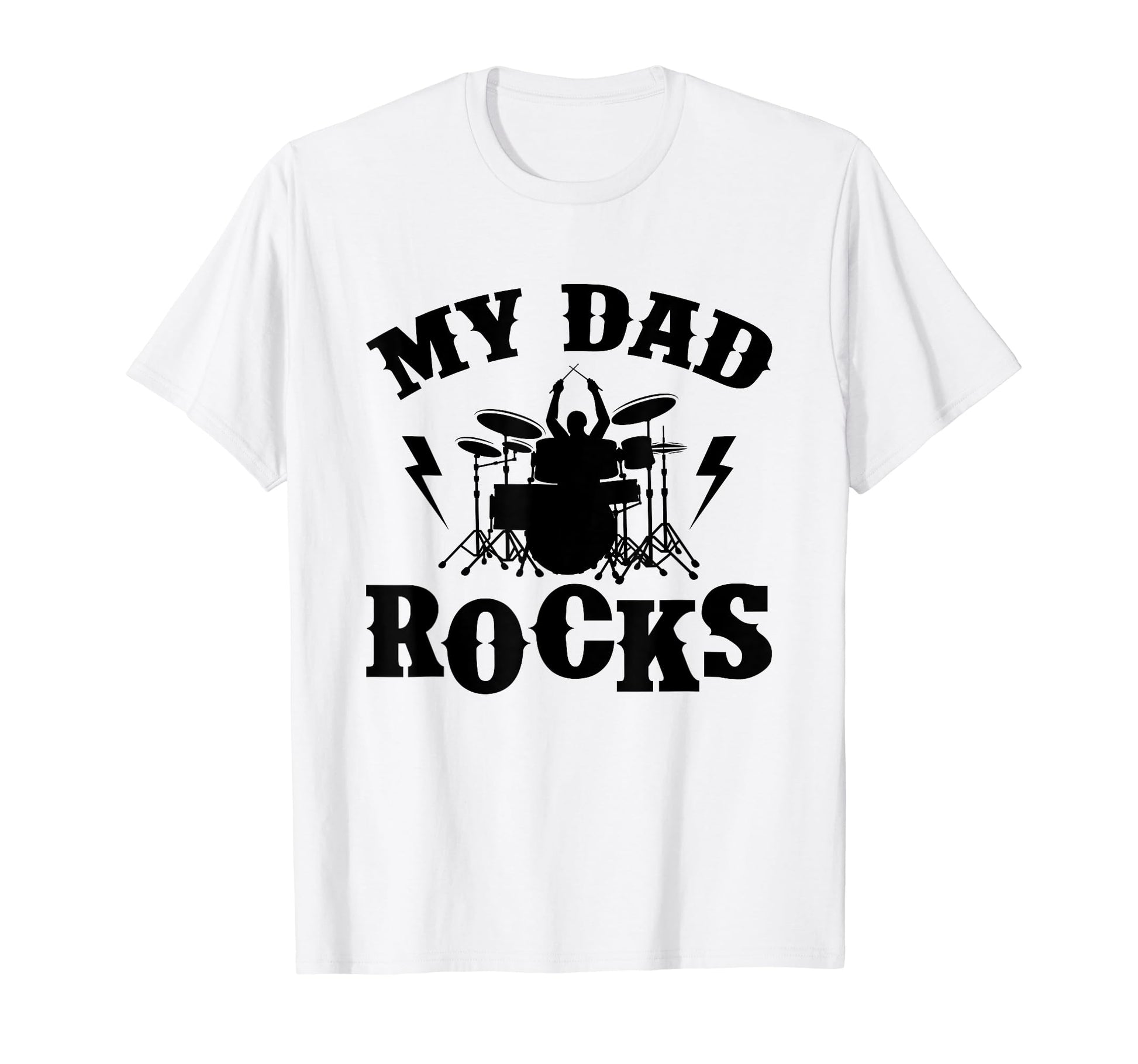 My Dad Rocks Percussionist Drummer T-Shirt - Aesthetic Graphic Unisex - T-Shirt, Sweatshirt, Hoodie