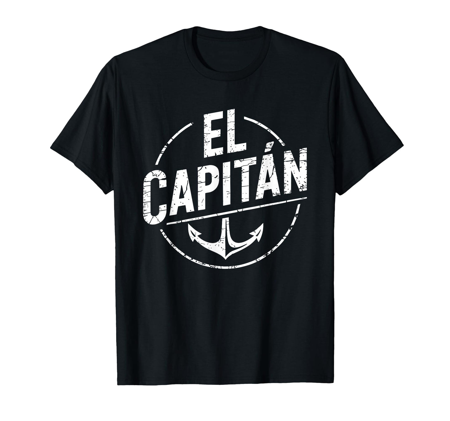 El Capitan Anchor Boat Captain Funny T-Shirt - Trendy Graphic for Adults - T-Shirt, Sweatshirt, Hoodie