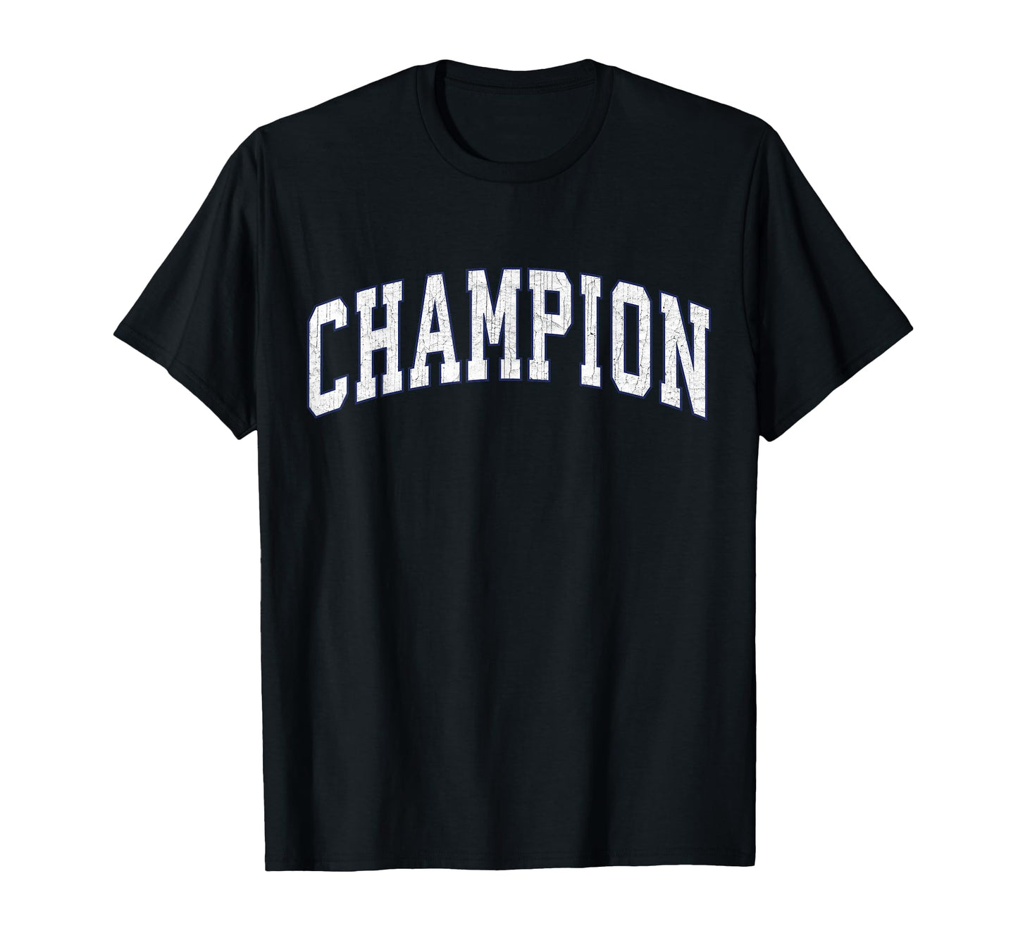 Champion New York Ny Athletic Navy T-Shirt - Minimalist Print for Adults - T-Shirt, Sweatshirt, Hoodie