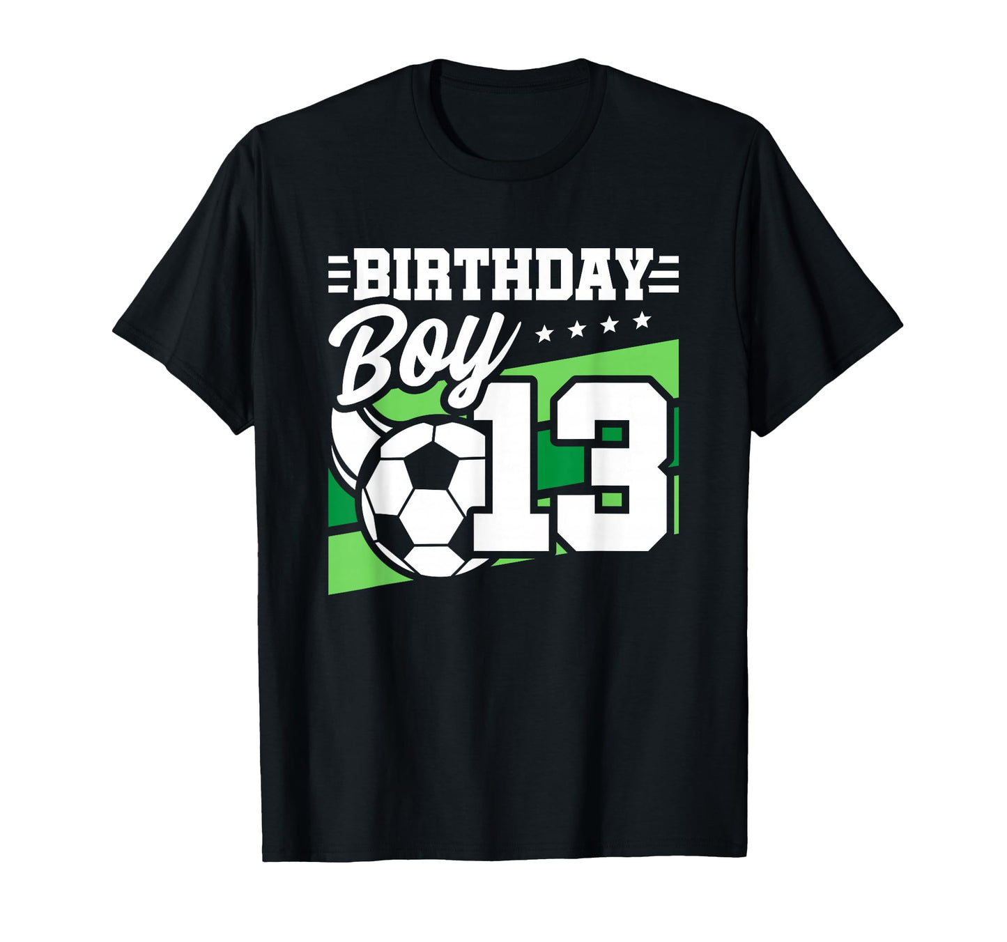 Soccer Birthday Party 13 Year Old 13Th T-Shirt - Minimalist Print Unisex - T-Shirt, Sweatshirt, Hoodie