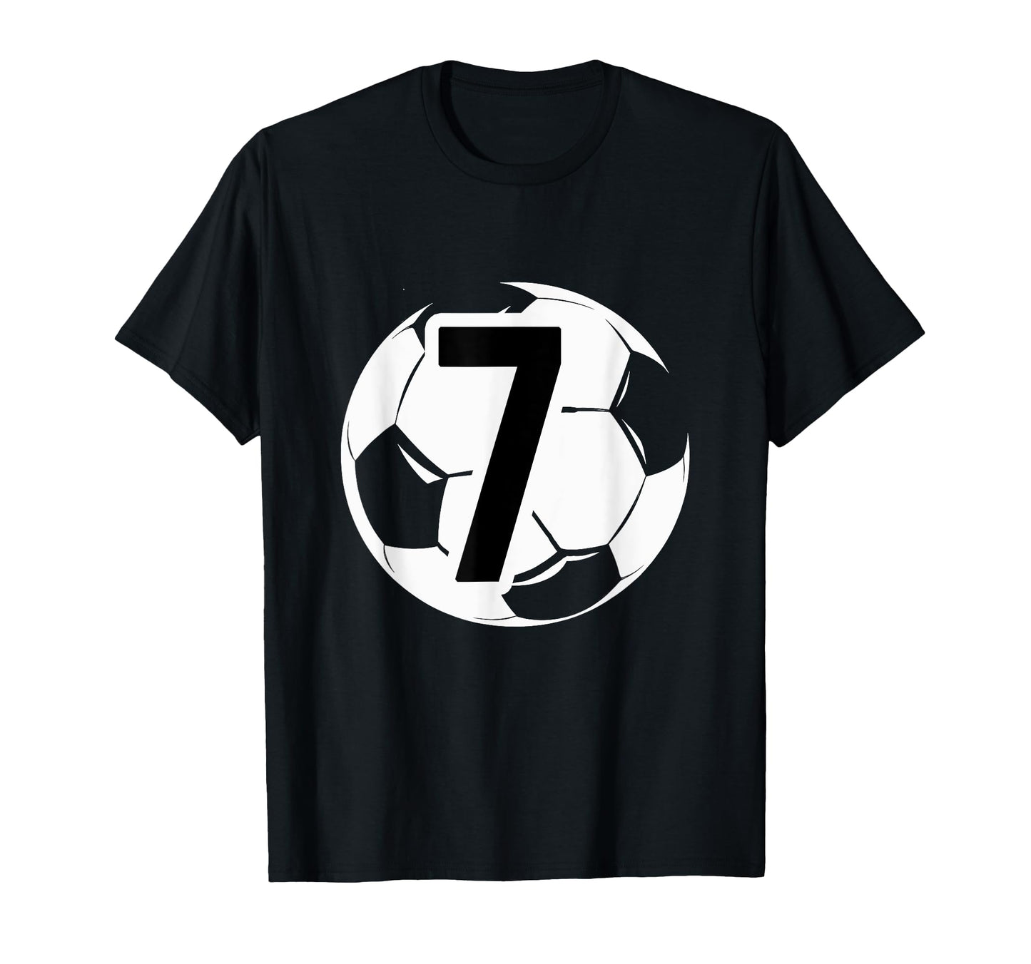 7 Soccer Birthday Gift Soccer Fan T-Shirt - Unique Graphic Men Women - T-Shirt, Sweatshirt, Hoodie