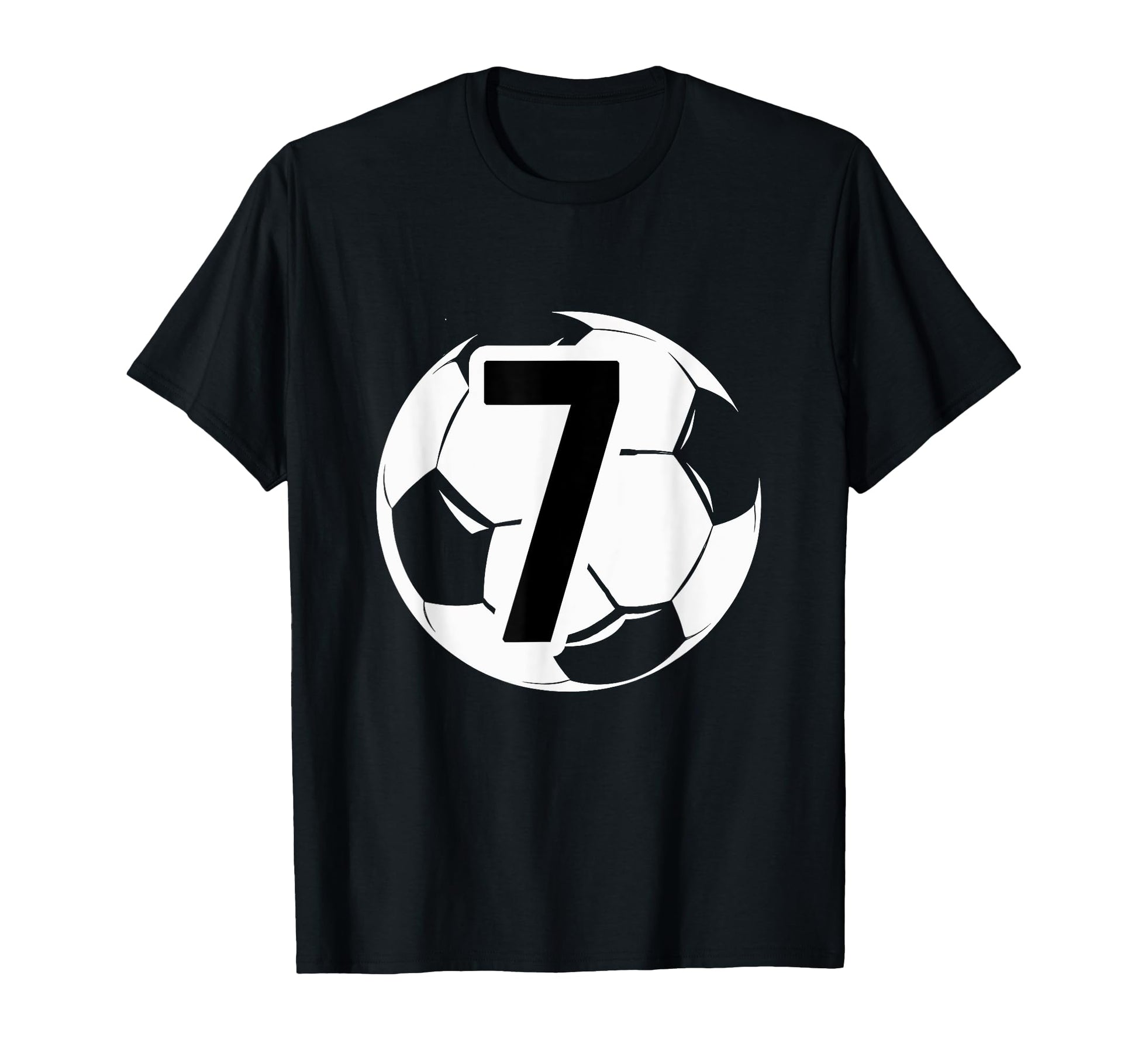 7 Soccer Birthday Gift Soccer Fan T-Shirt - Unique Graphic Men Women - T-Shirt, Sweatshirt, Hoodie