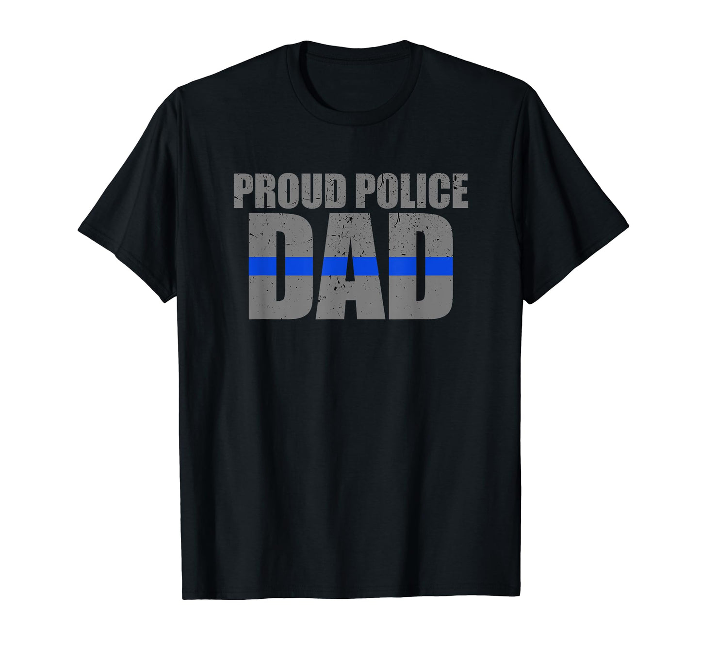 Mens Proud Police Dad Police Officer T-Shirt - Trendy Graphic for Adults - T-Shirt, Sweatshirt, Hoodie