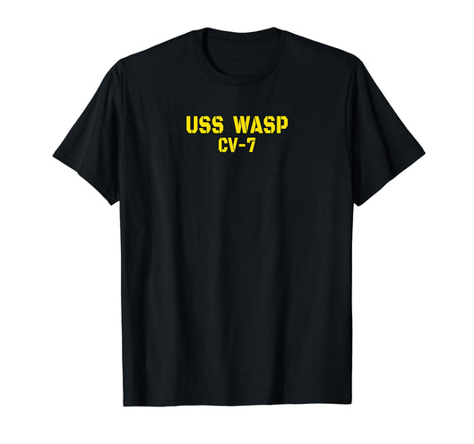 Aircraft Carrier Wasp Cv 7 Warship T-Shirt - Trendy Graphic Men Women - T-Shirt, Sweatshirt, Hoodie