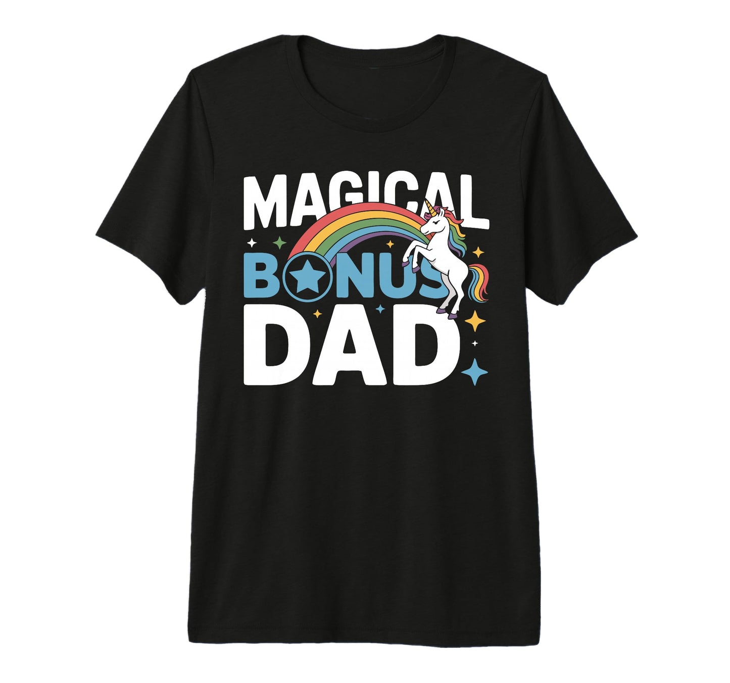 Funny Bonus Dad Step Parent T-Shirt - Aesthetic Graphic for Adults - T-Shirt, Sweatshirt, Hoodie