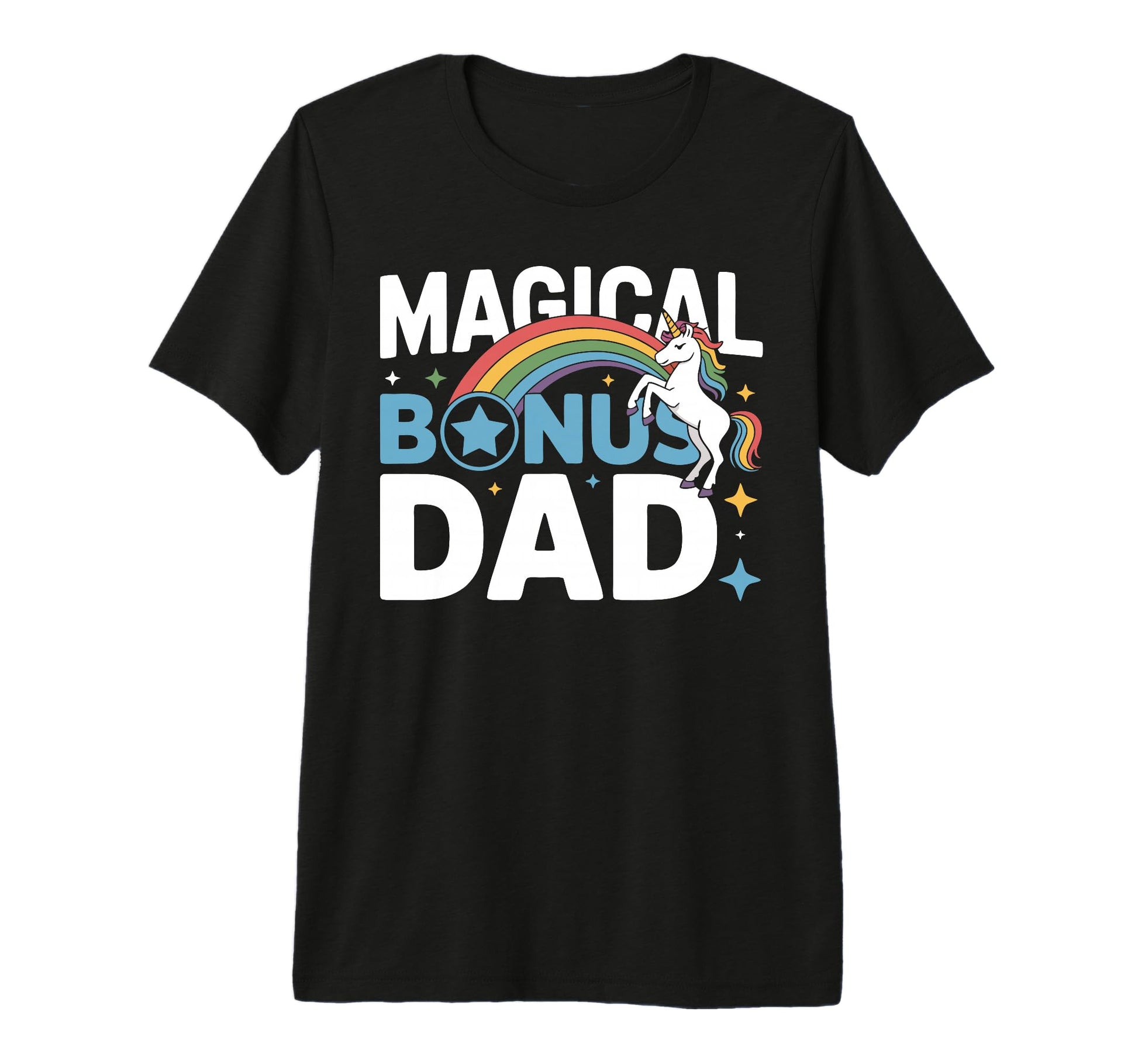 Funny Bonus Dad Step Parent T-Shirt - Aesthetic Graphic for Adults - T-Shirt, Sweatshirt, Hoodie