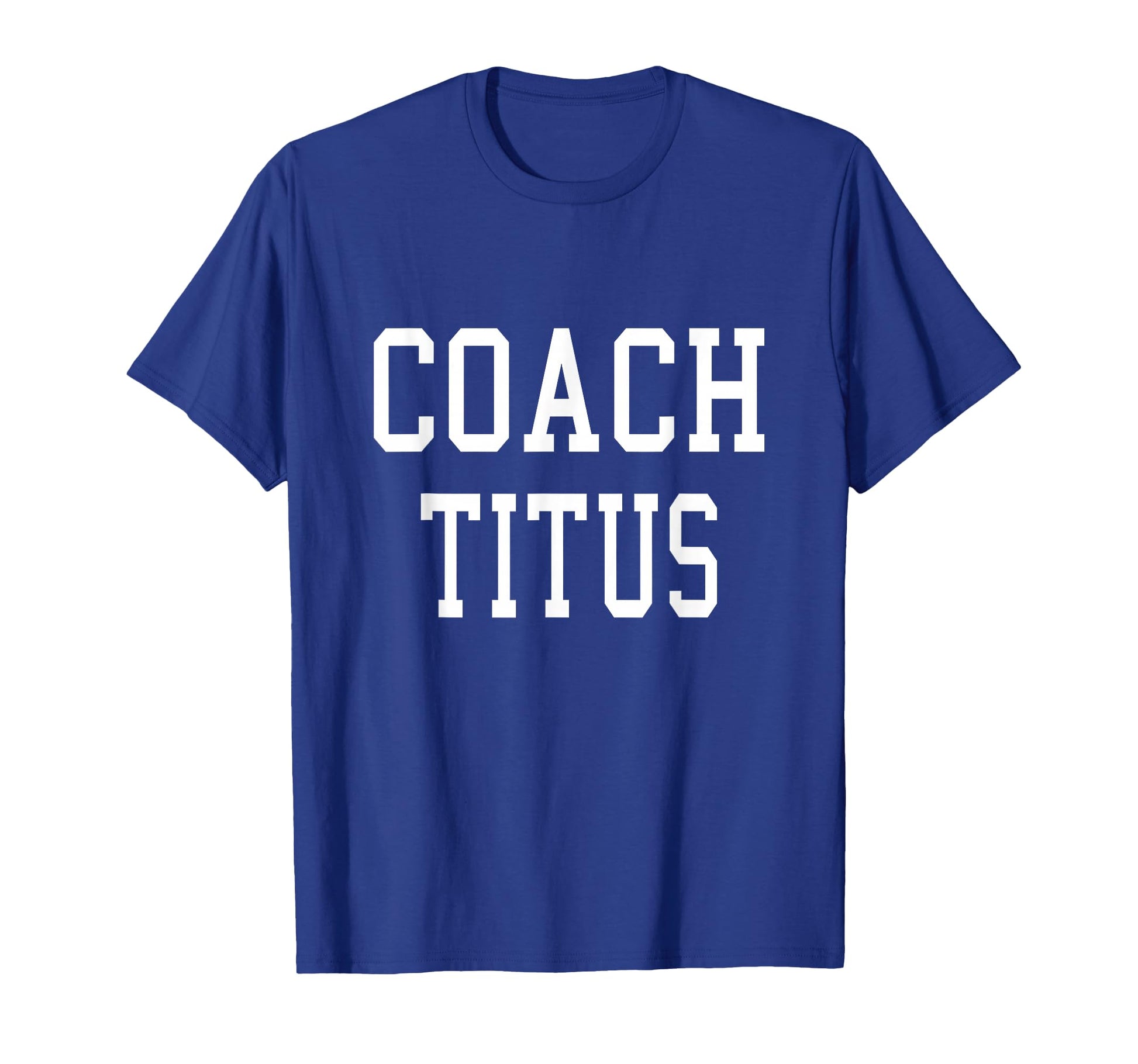 Coach Titus Custom Football Soccer T-Shirt - Minimalist Print Men Women - T-Shirt, Sweatshirt, Hoodie