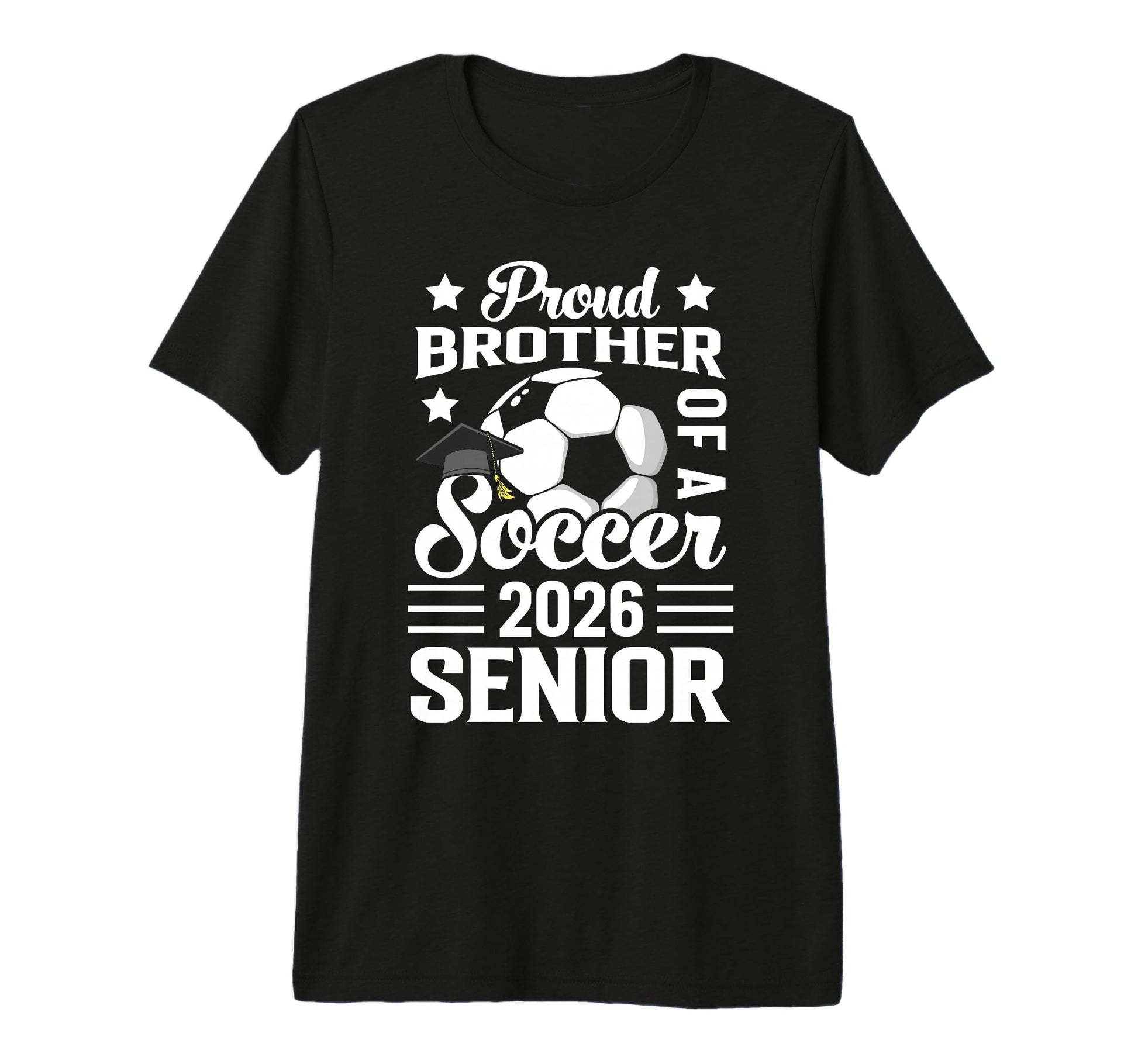 Proud Brother Soccer Senior 2026 T-Shirt - Minimalist Print Unisex - T-Shirt, Sweatshirt, Hoodie