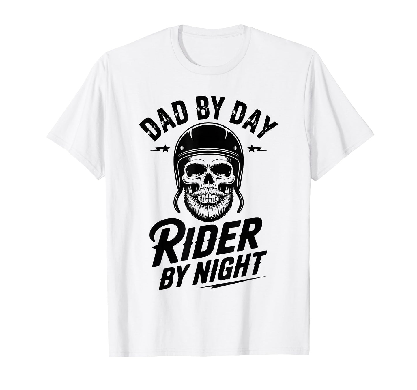 Dad Day Rider Night Funny Motorcycle Dad T-Shirt - Streetwear Style Unisex - T-Shirt, Sweatshirt, Hoodie