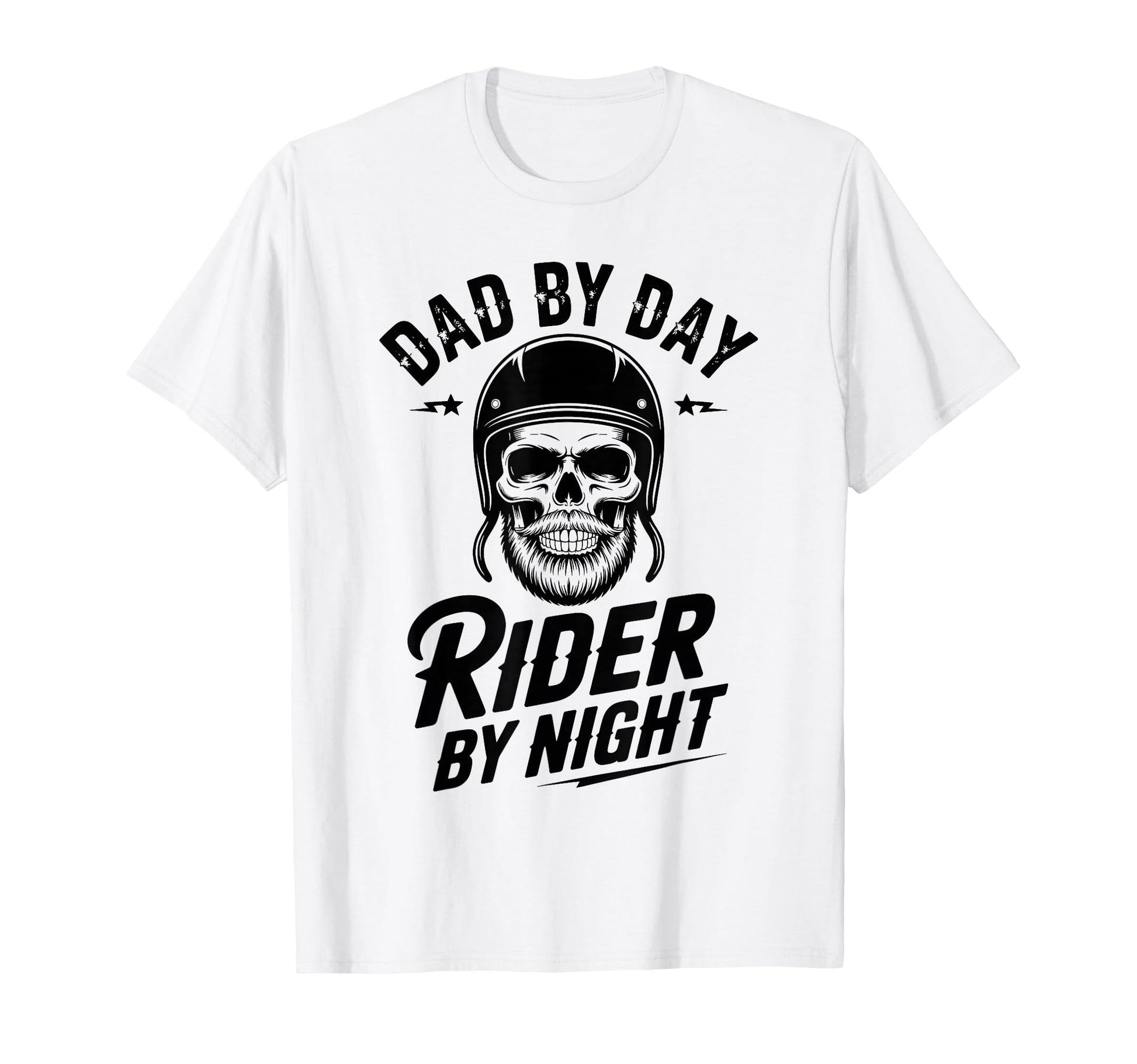Dad Day Rider Night Funny Motorcycle Dad T-Shirt - Streetwear Style Unisex - T-Shirt, Sweatshirt, Hoodie