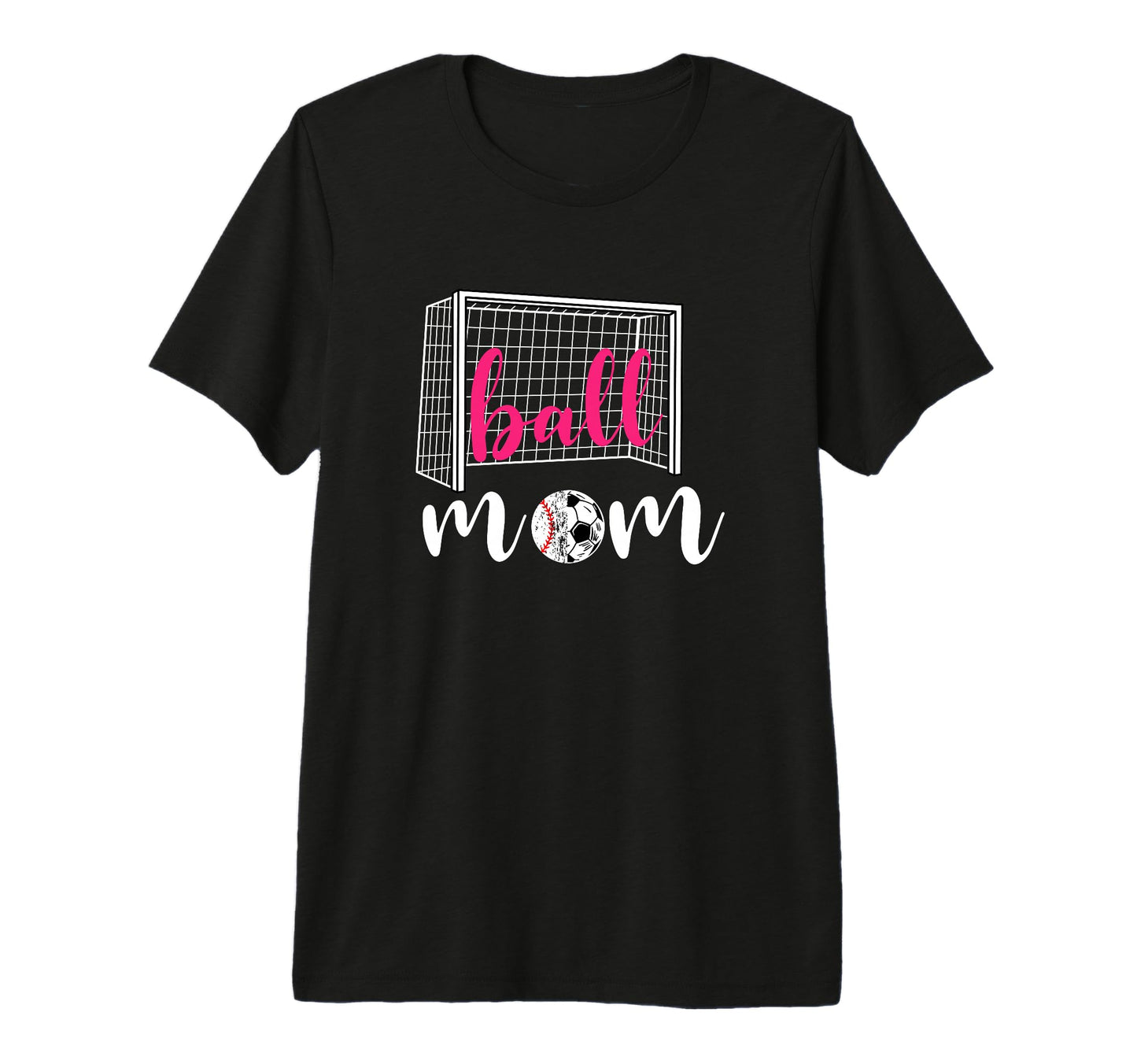 Soccer Mom Ball Football Game Day Funny T-Shirt - Graphic Print Men Women - T-Shirt, Sweatshirt, Hoodie