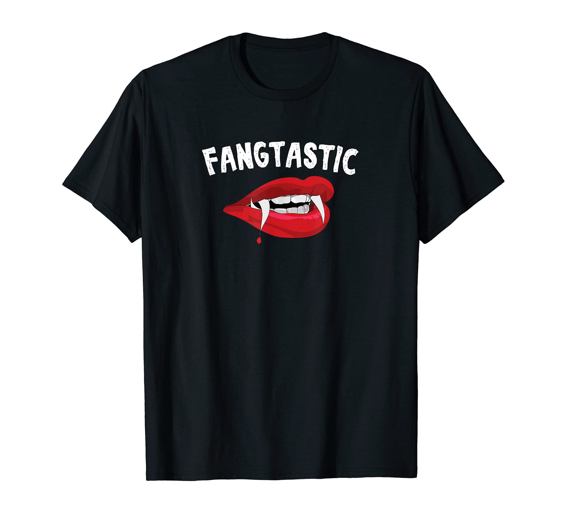 Fangtastic Vampire Funny Dad Joke T-Shirt - Minimalist Print Men Women - T-Shirt, Sweatshirt, Hoodie