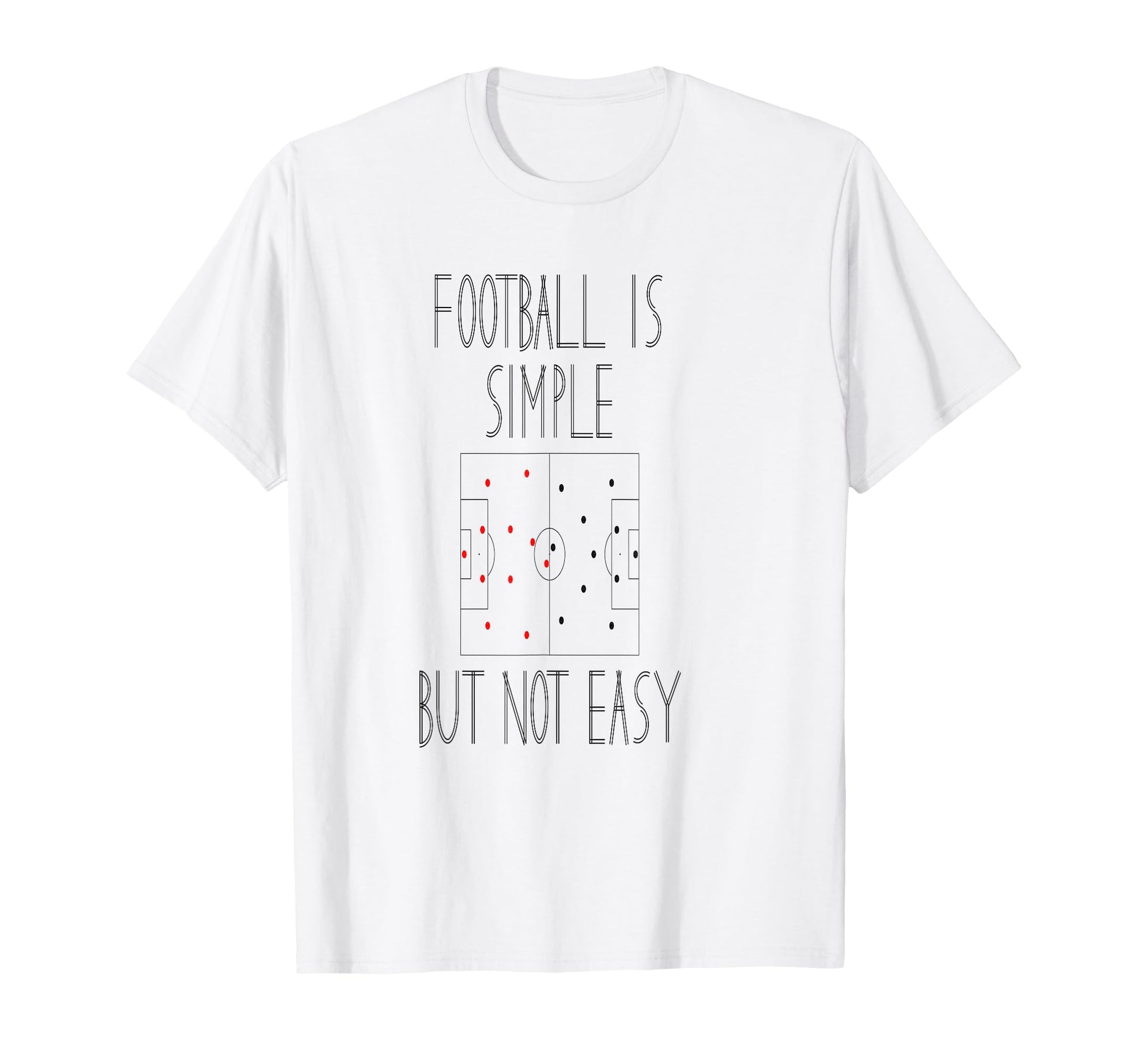 Football Is Simple Football T-Shirt - Casual Everyday Wear for Adults - T-Shirt, Sweatshirt, Hoodie