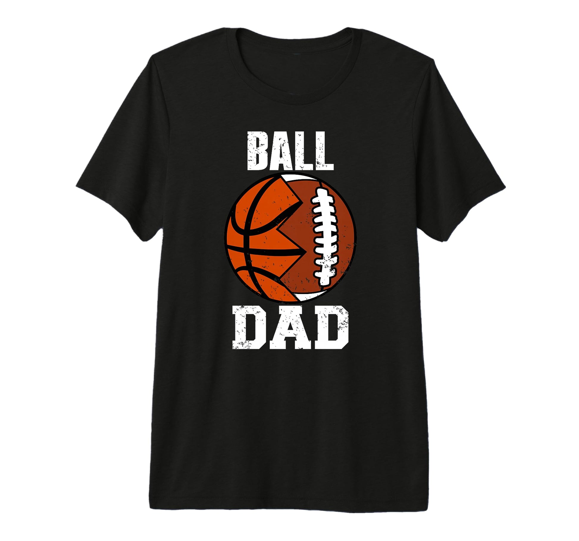 Mens Ball Dad Funny Football T-Shirt - Aesthetic Graphic Men Women - T-Shirt, Sweatshirt, Hoodie