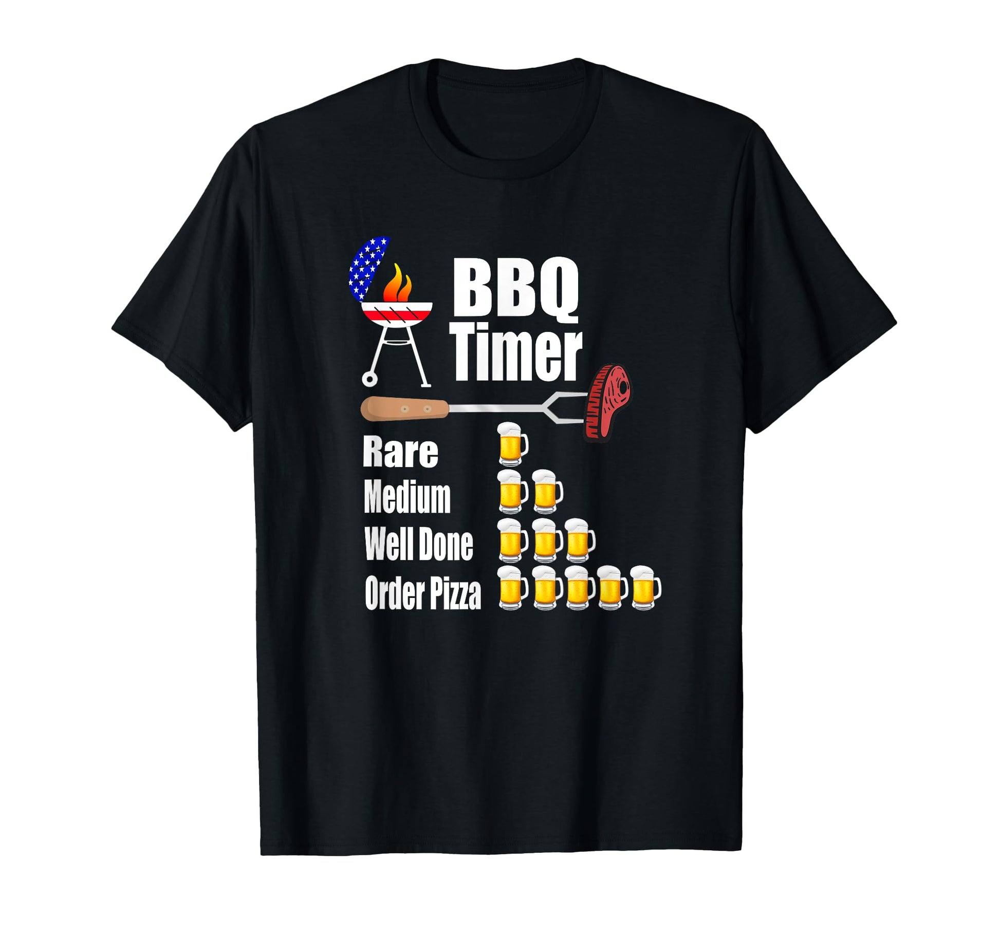 Funny Bbq Timer Barbecue Grill Grilling T-Shirt - Streetwear Style Unisex - T-Shirt, Sweatshirt, Hoodie