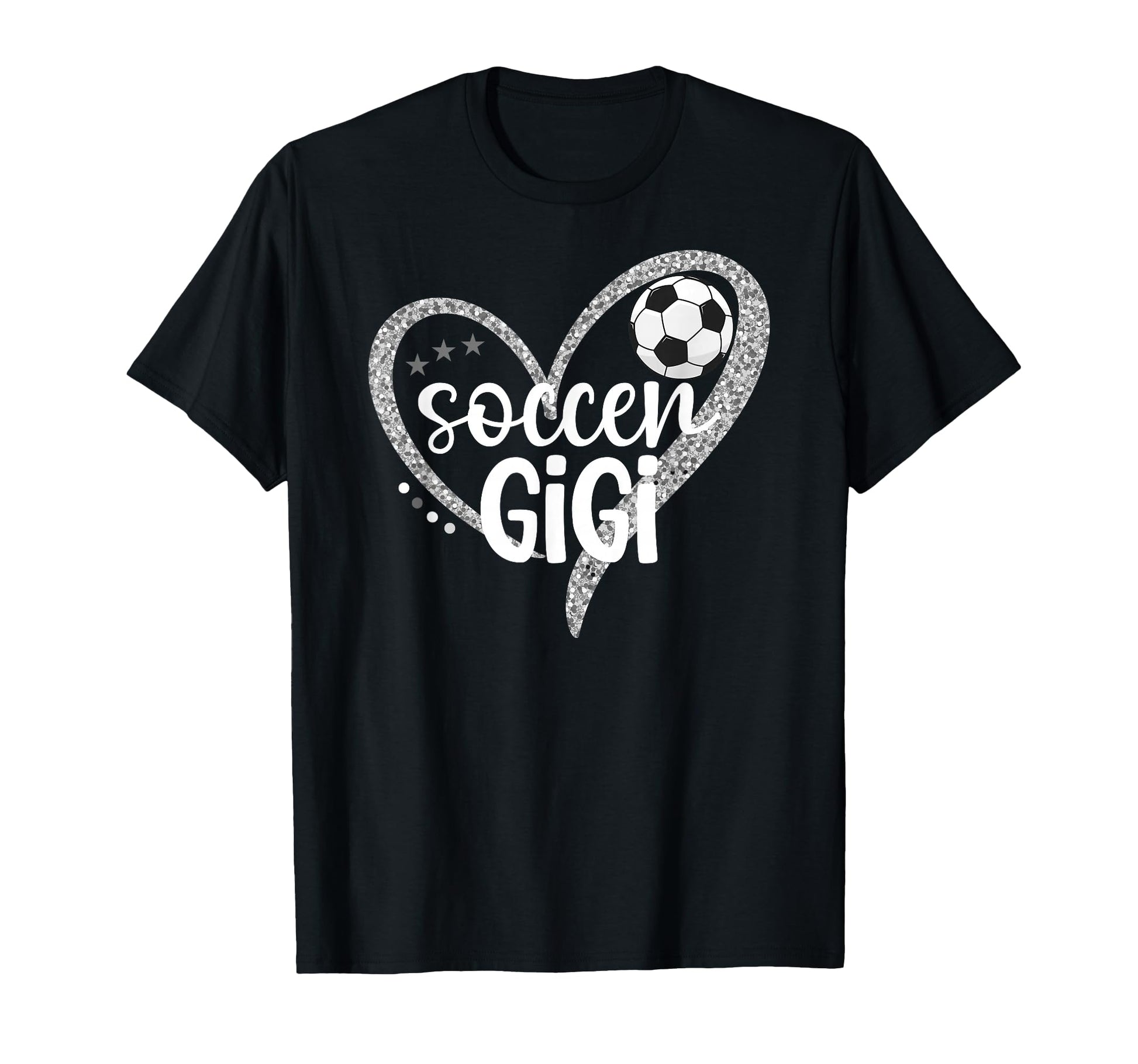 Soccer Gigi Heart Grandma Gigi T-Shirt - Aesthetic Graphic for Adults - T-Shirt, Sweatshirt, Hoodie